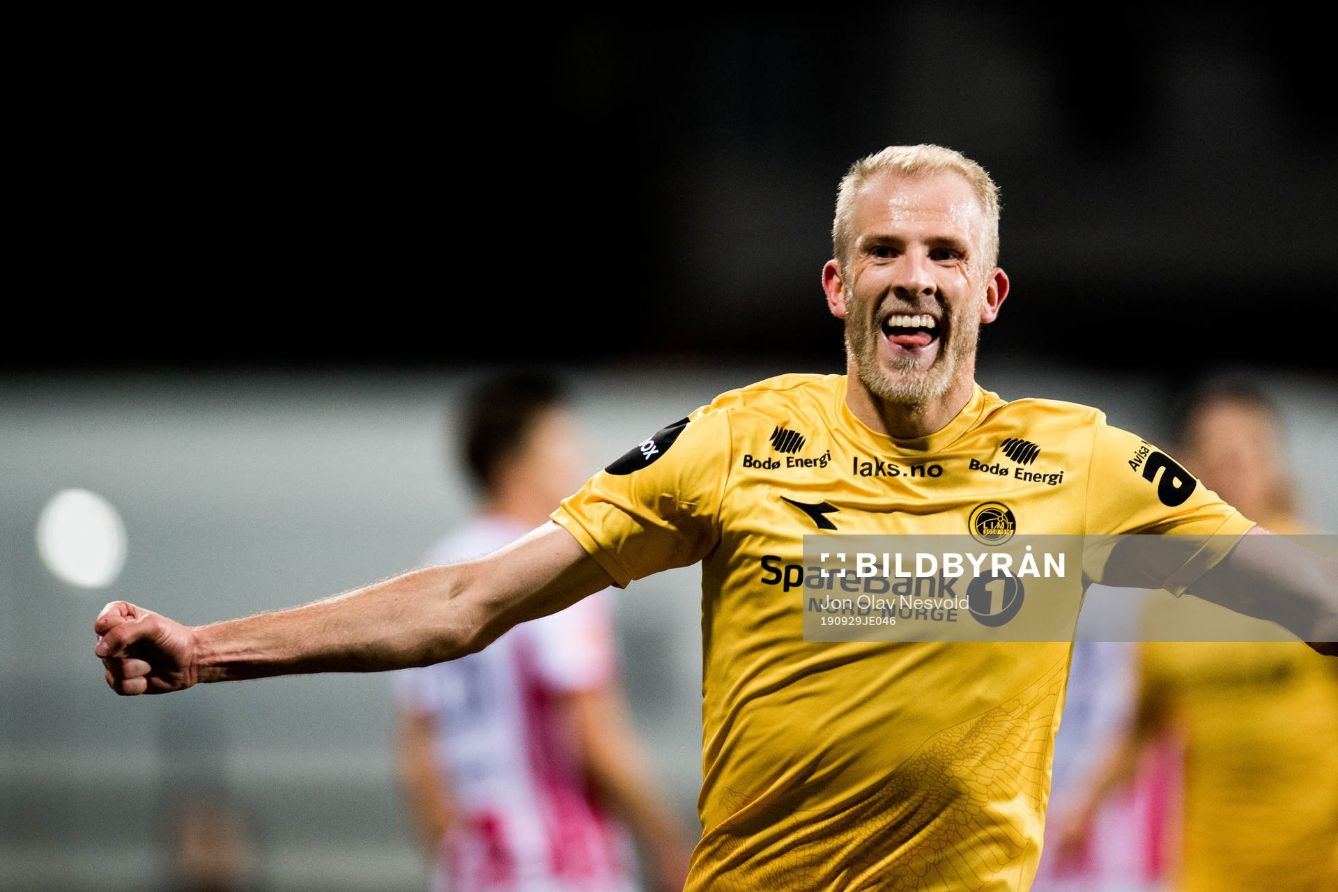Vegard Leikvoll Moberg of Bodø/Glimt celebrates