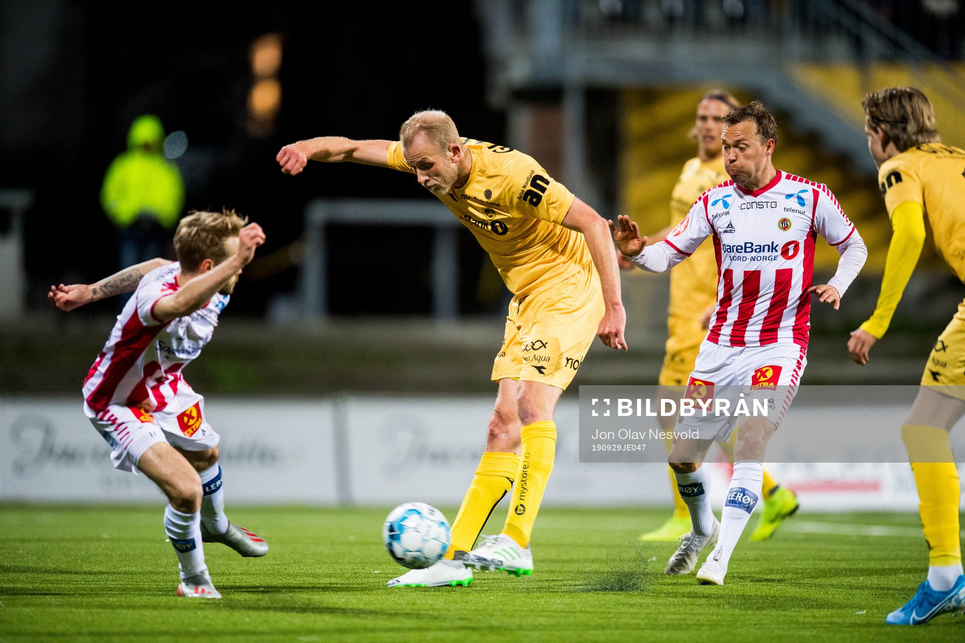 Vegard Leikvoll Moberg of Bodø/Glimt scores 3-0 goal