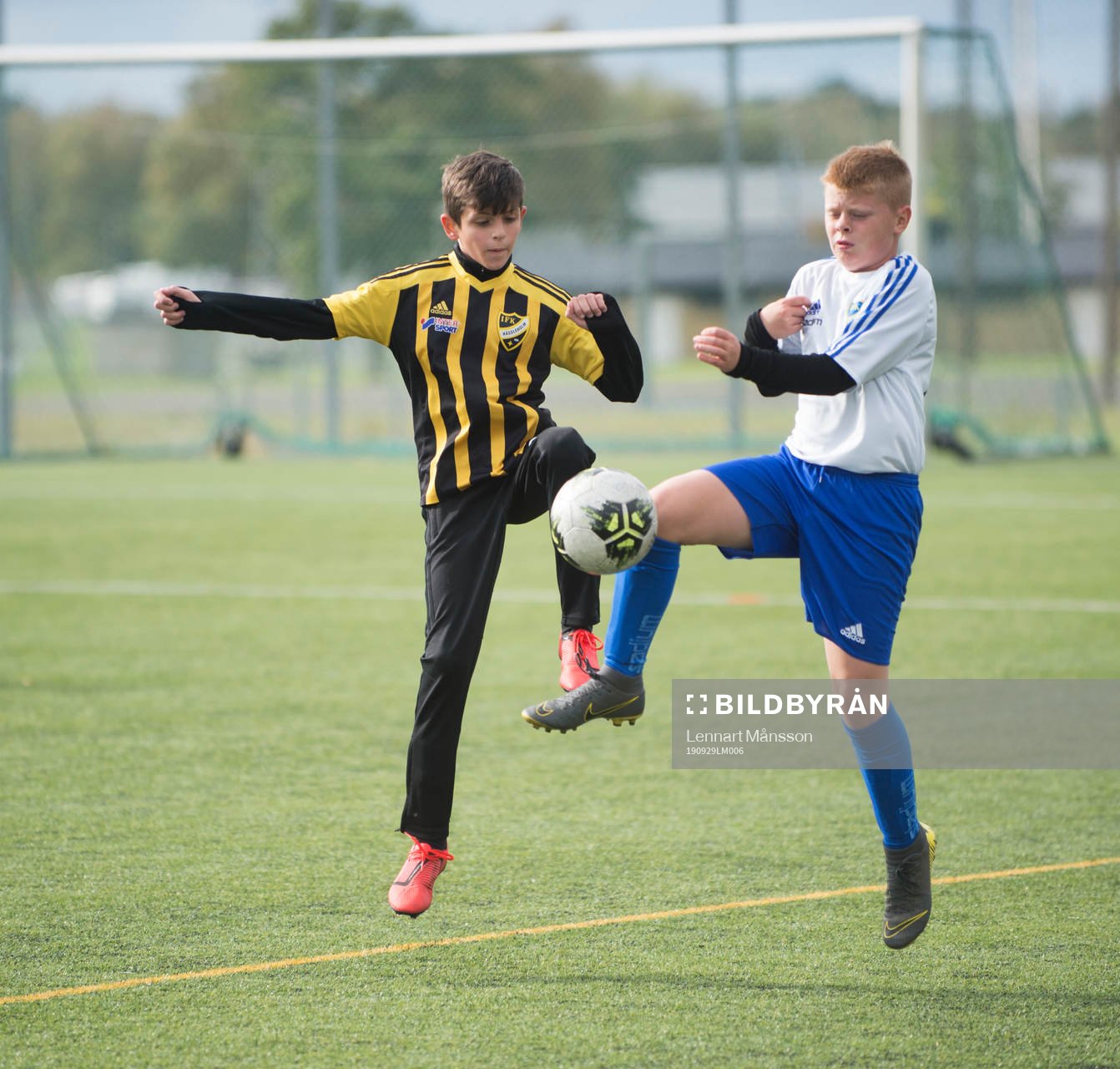 i matchen för pojkar födda 2007 mellan IFK Hässleholm