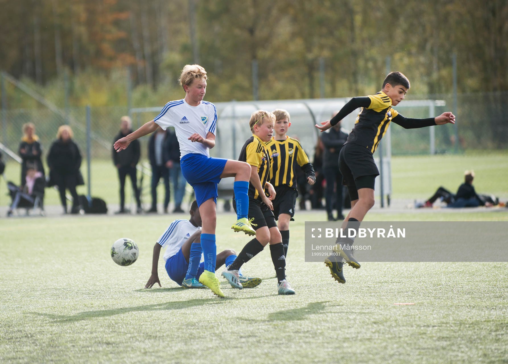 i matchen för pojkar födda 2007 mellan IFK Hässleholm