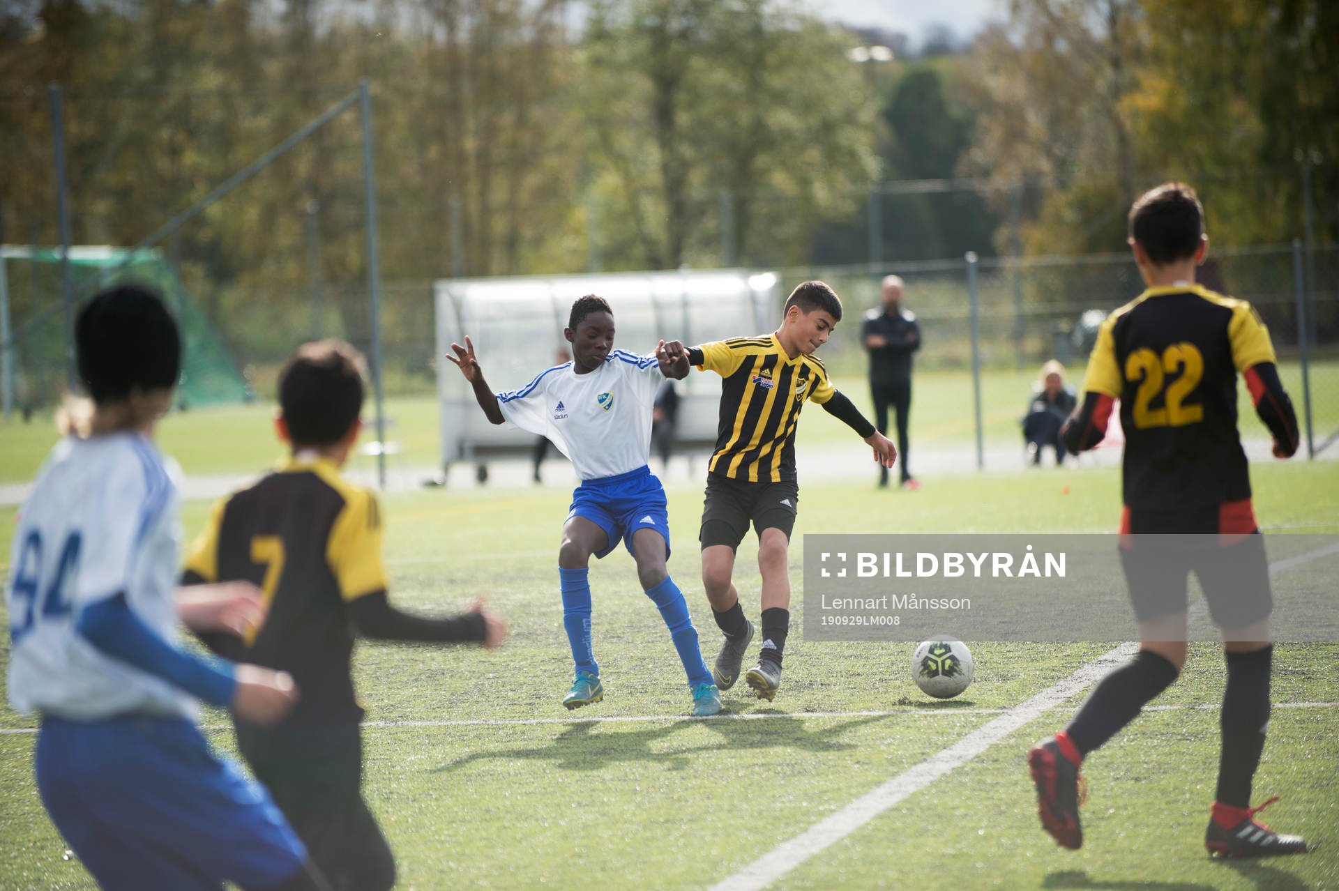 i matchen för pojkar födda 2007 mellan IFK Hässleholm