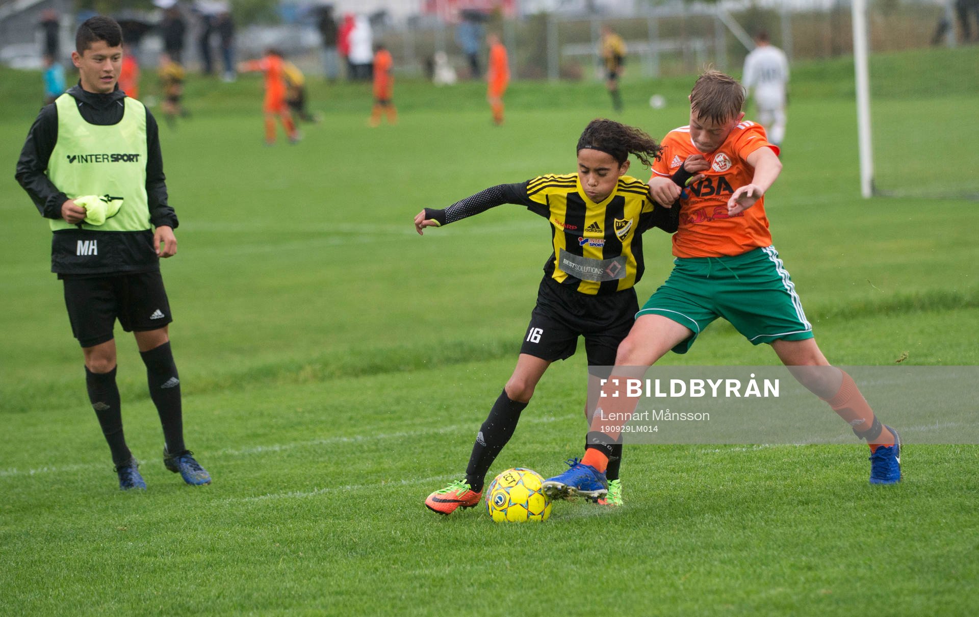 i matchen för pojkar födda 2006 mellan IFK Hässleholm