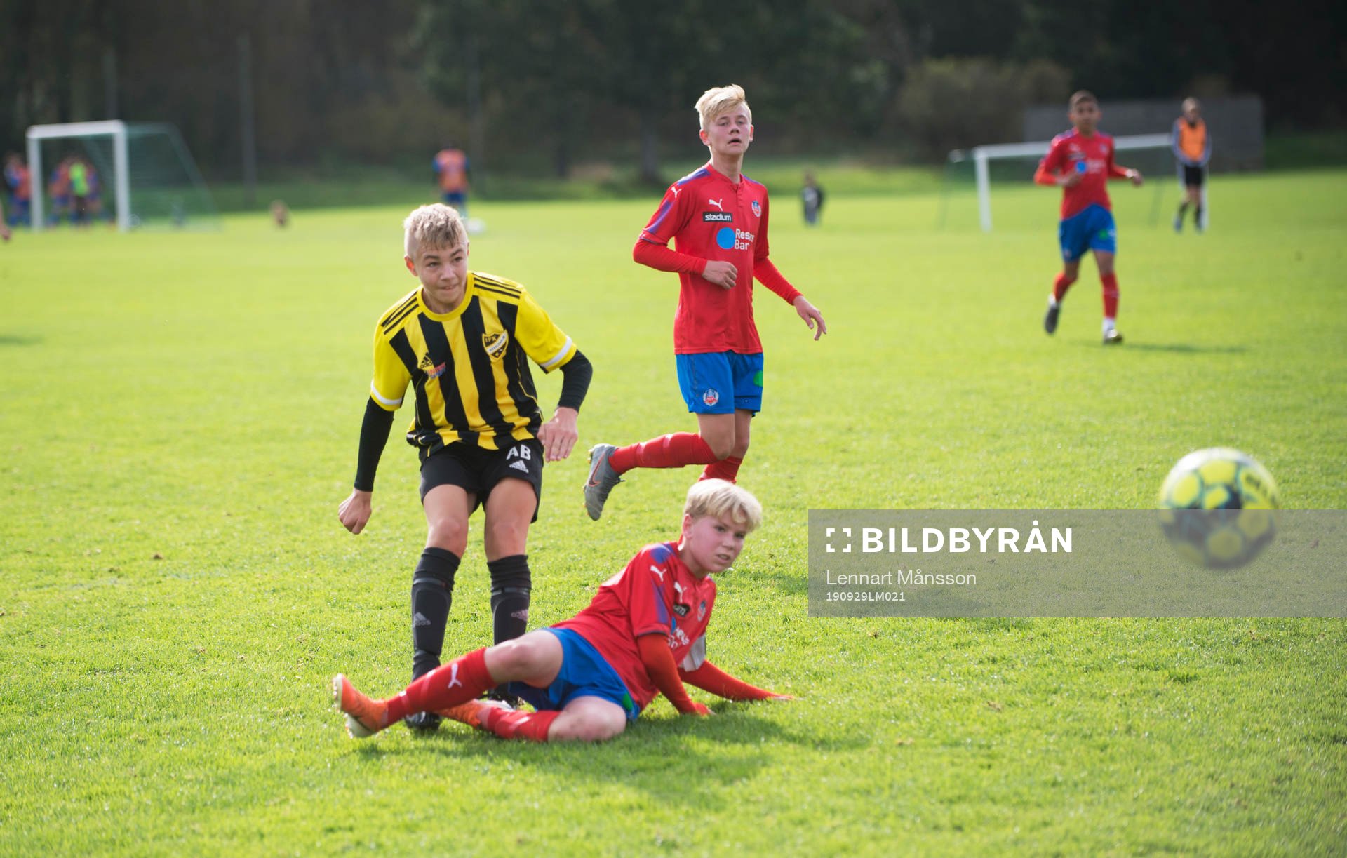 i matchen för pojkar födda 2005 mellan IFK Hässleholm