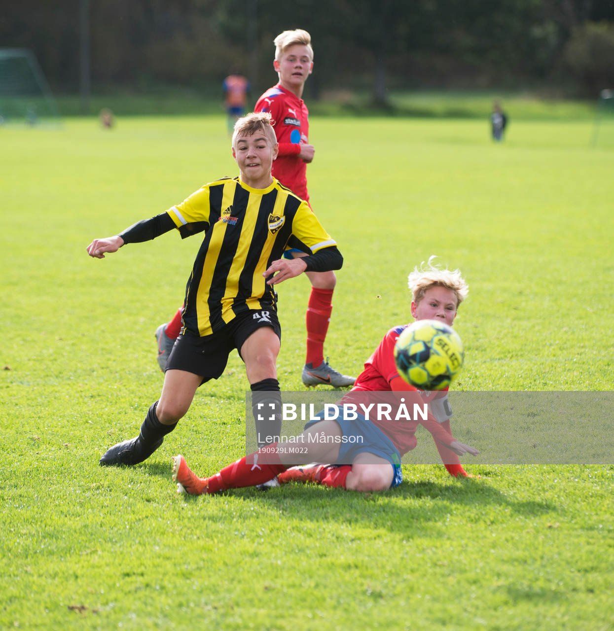 i matchen för pojkar födda 2005 mellan IFK Hässleholm