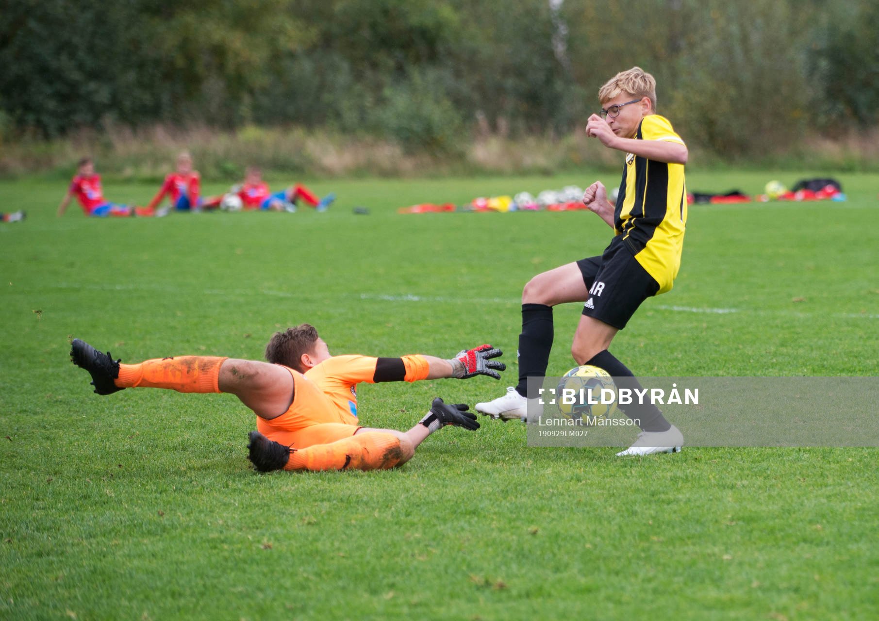 i matchen för pojkar födda 2005 mellan IFK Hässleholm