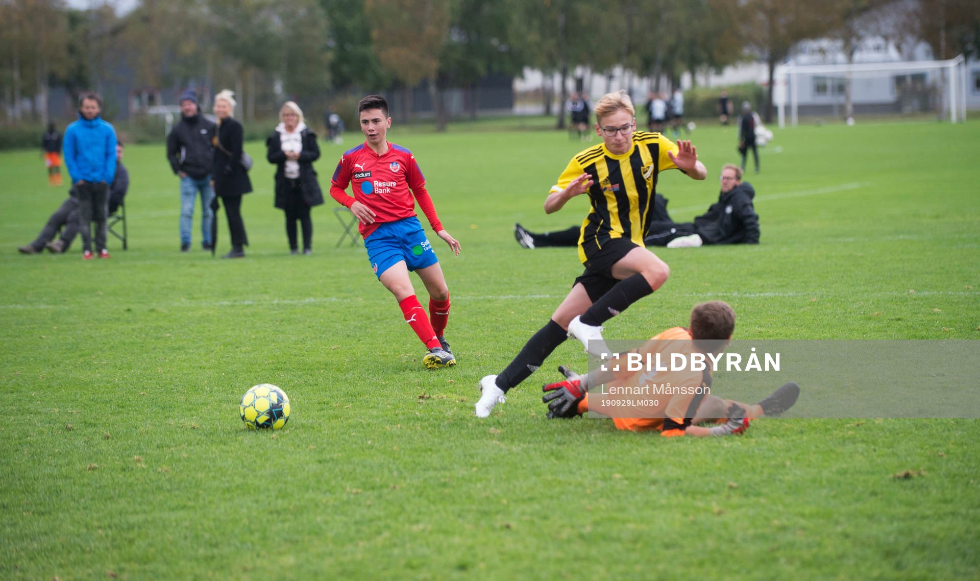 i matchen för pojkar födda 2005 mellan IFK Hässleholm