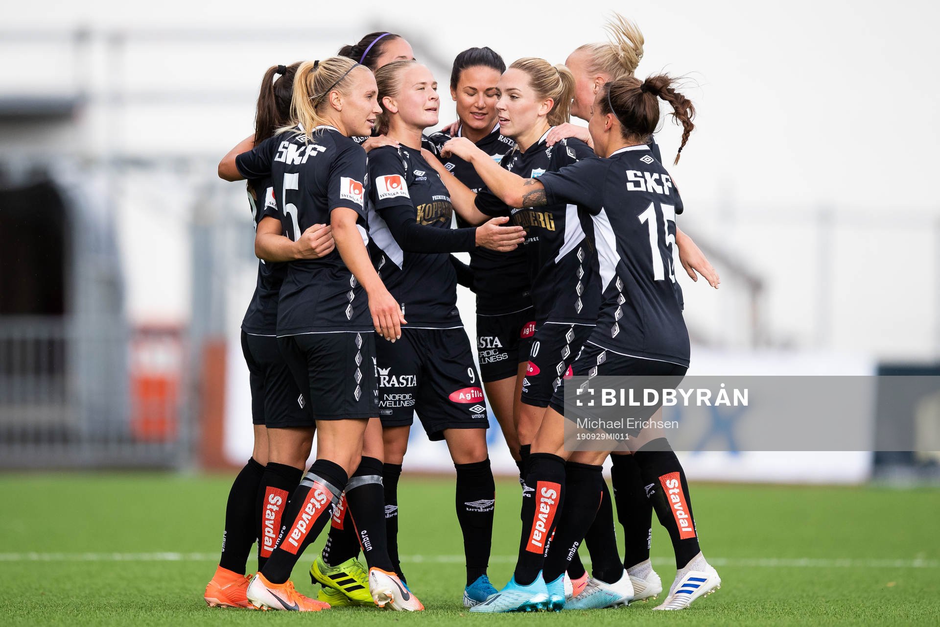 Göteborgs Filippa Curmark jublar med lagkamrater
