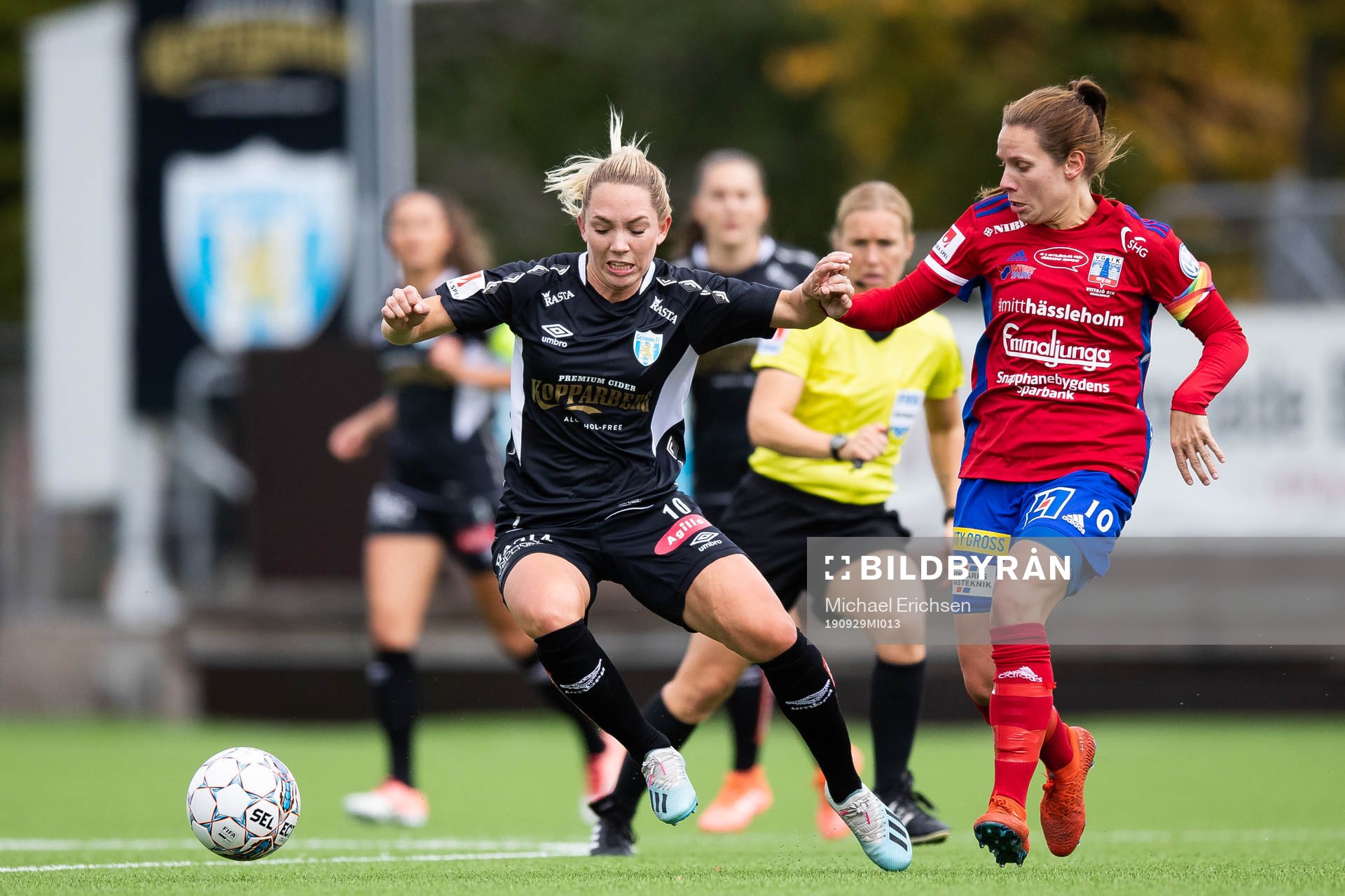 Göteborgs Elin Rubensson och Vittsjös Johanna Andersson