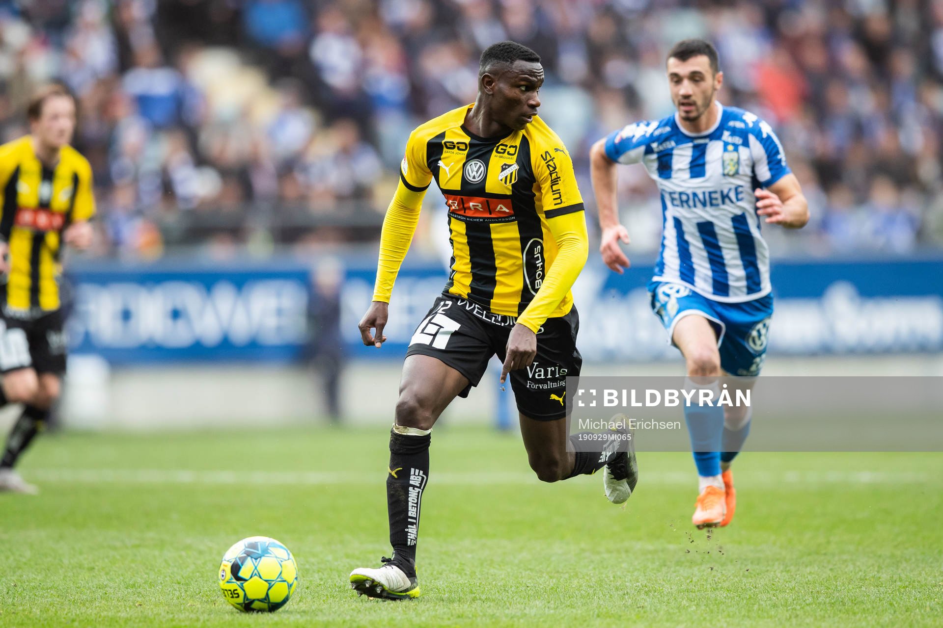 Häckens Godswill Ekpolo och IFK Göteborgs Giorgi