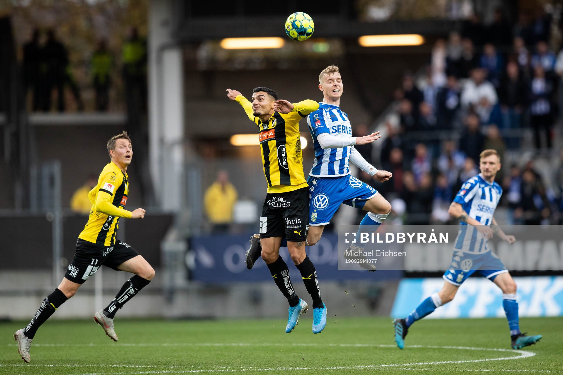 Häckens Ahmed Yasin och IFK Göteborgs Victor Wernersson