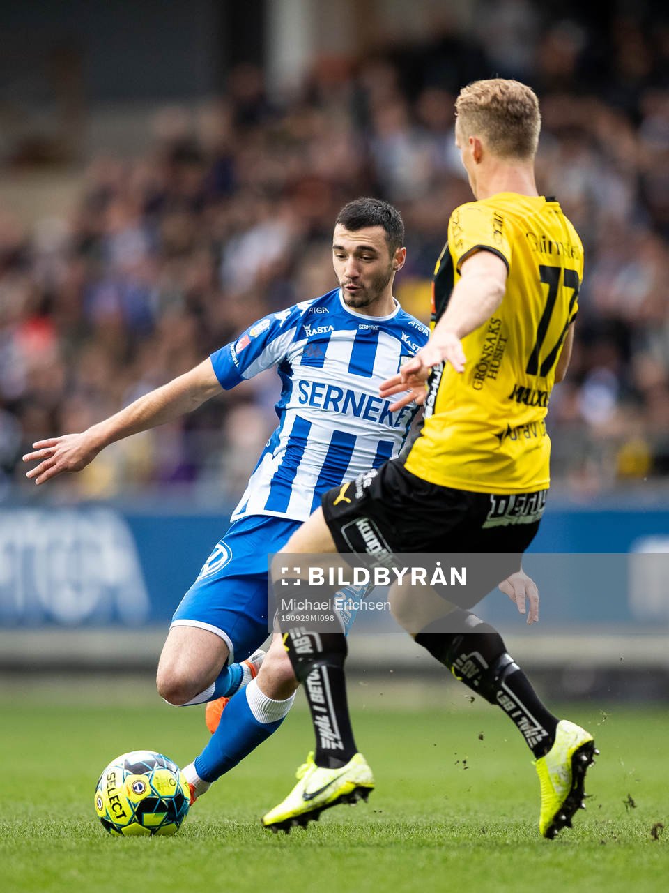 IFK Göteborgs Giorgi Kharaishvili mot Häckens Gustav