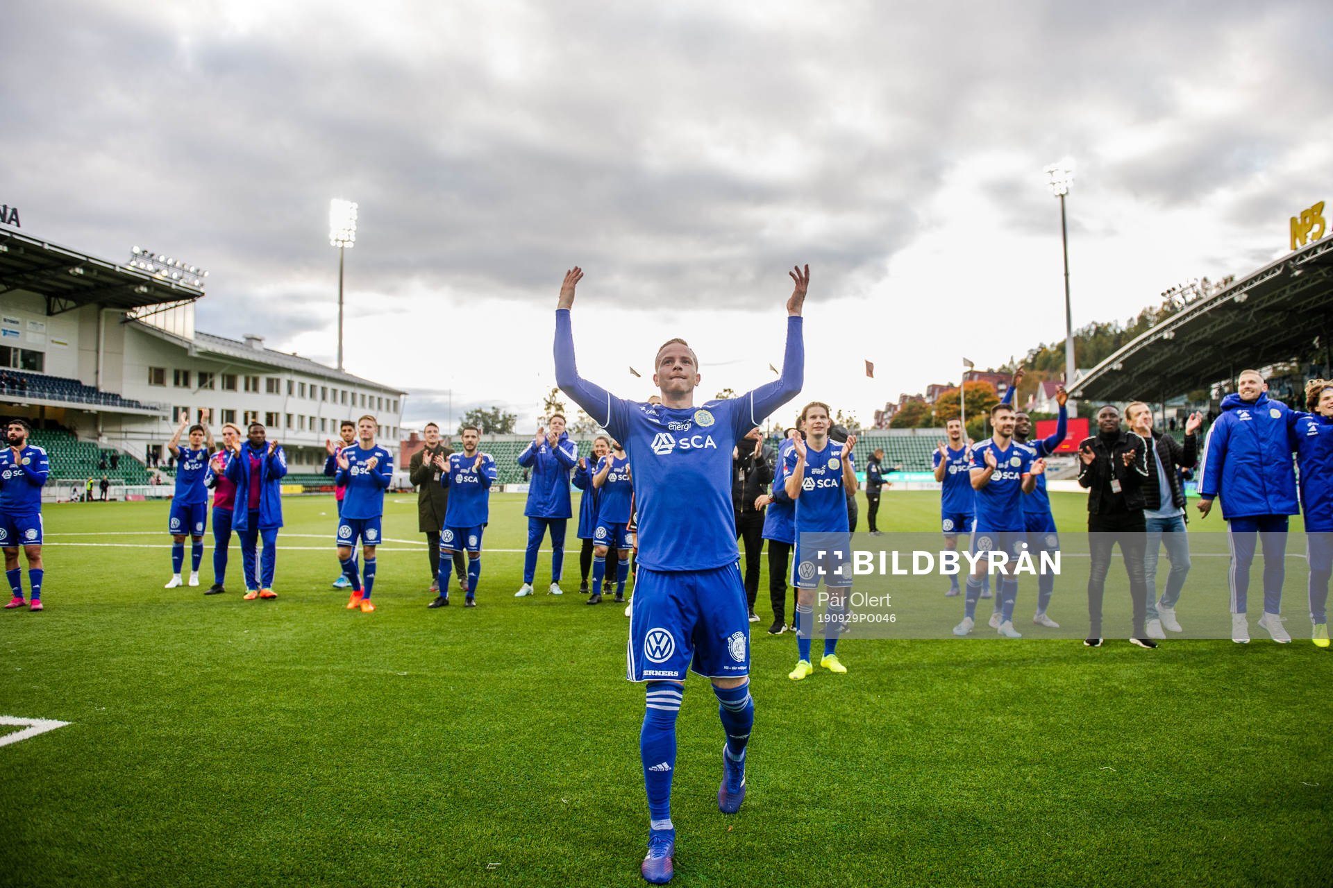 Sundsvalls Tobias Eriksson jublar