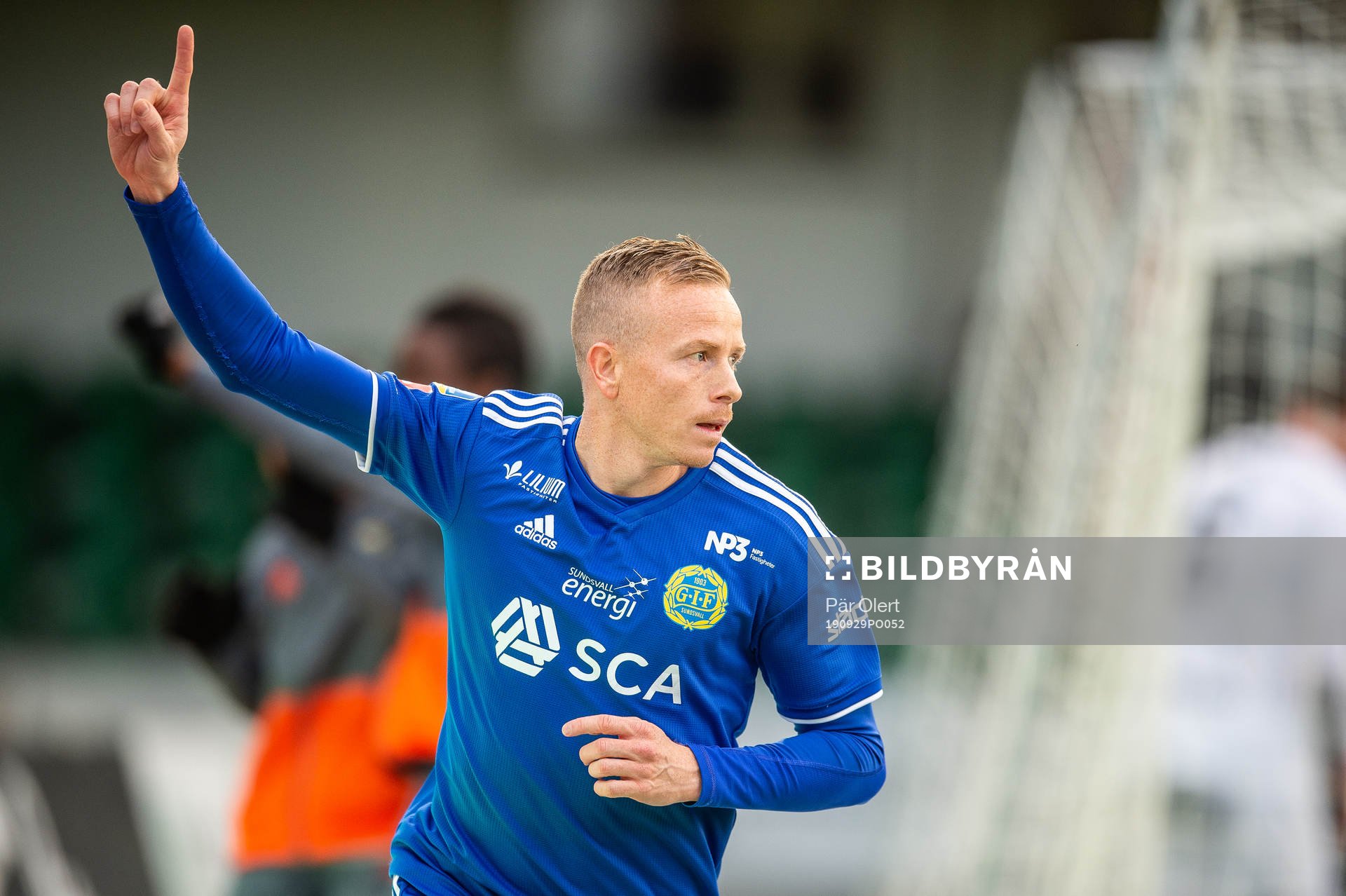 Sundsvalls Tobias Eriksson jublar