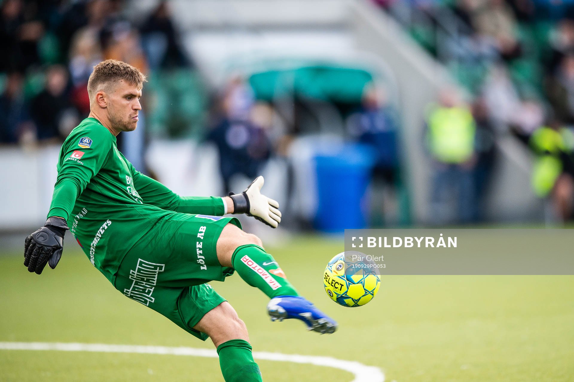 Sirius målvakt Lukas Jonsson