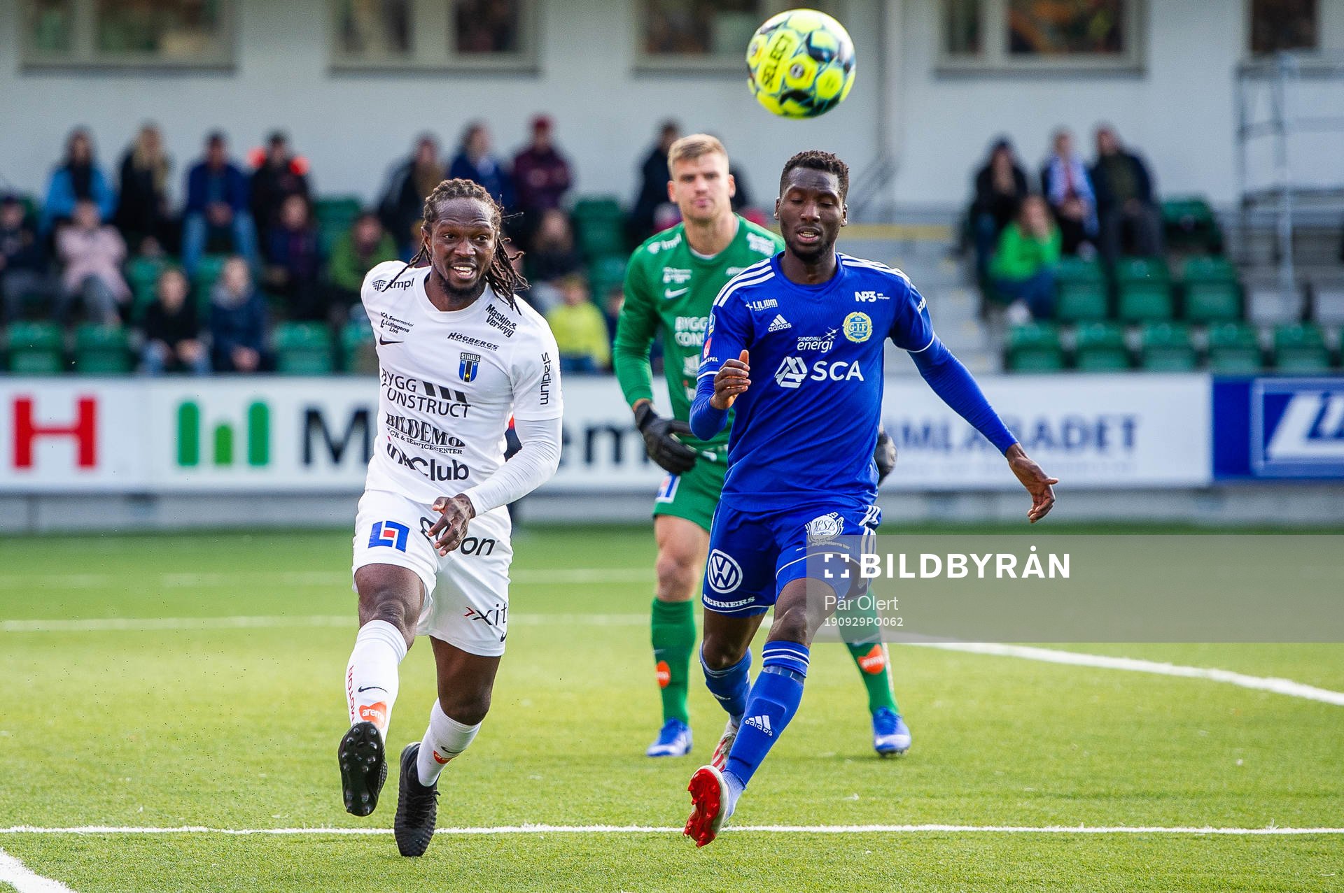 Sirius Kebba Ceesay och Sundsvalls Peter Wilson