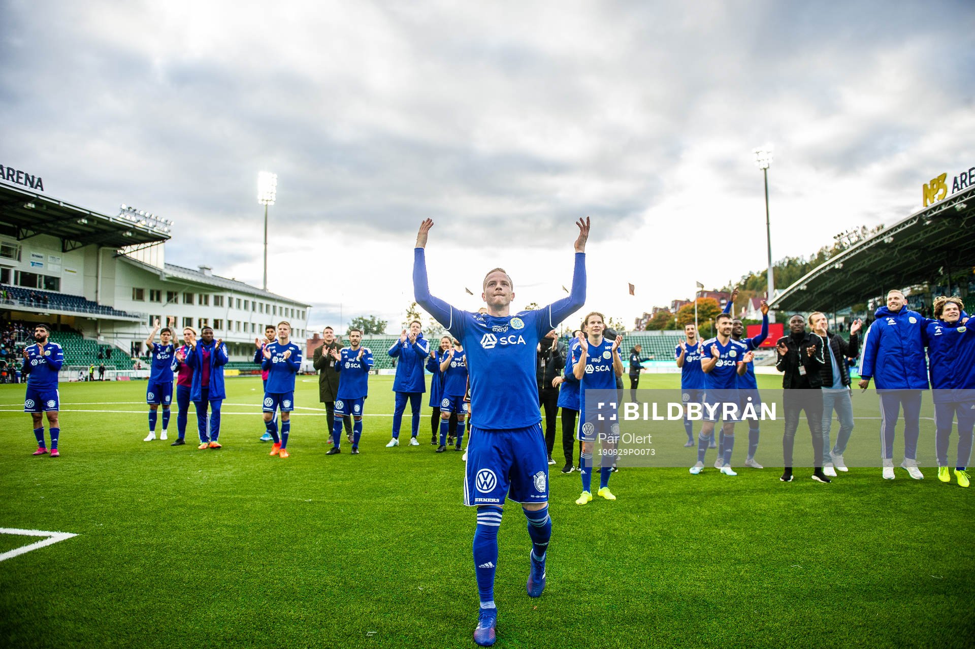 Sundsvalls Tobias Eriksson jublar