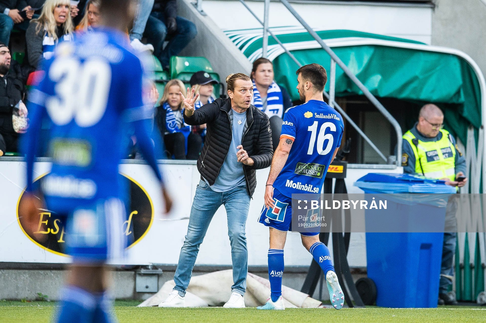 Sundsvalls tränare Tony Gustavsson och Carlos Gracia