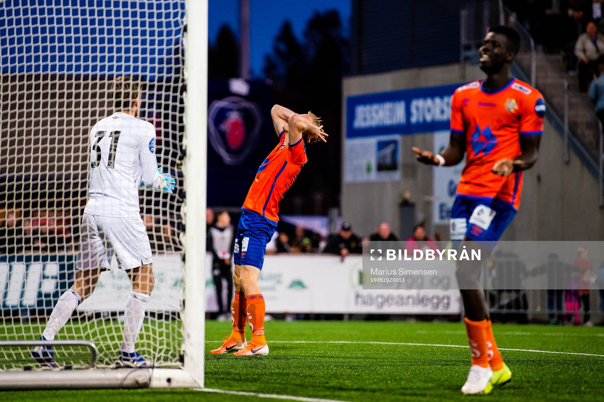 Torbjørn Agdestein of Aalesund looks dejected