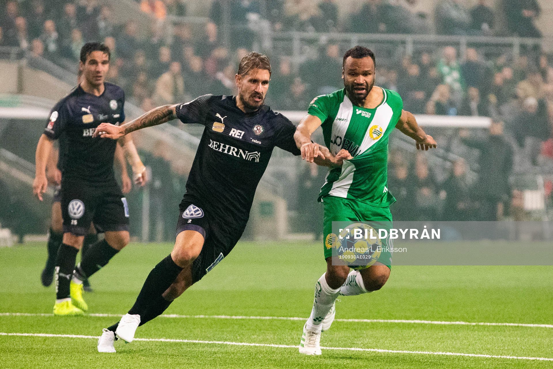 Örebros Daniel Björnkvist och Hammarbys Serge-Junior
