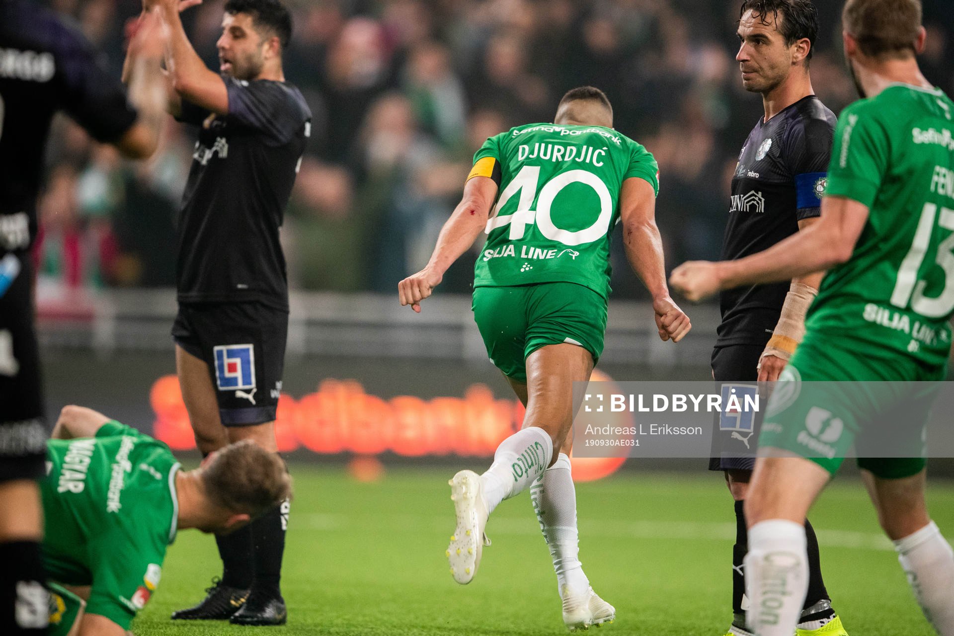 Hammarbys Nikola Djurdjic jublar