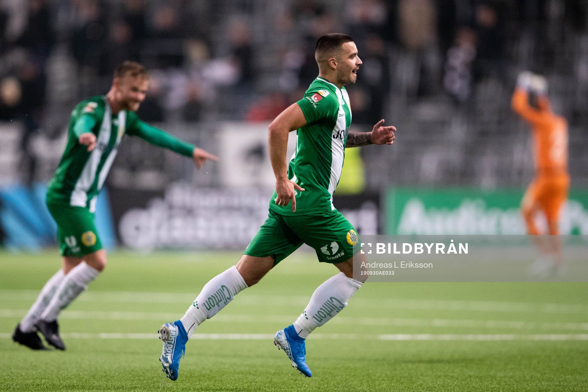 Hammarbys Vladimir Rodic jublar