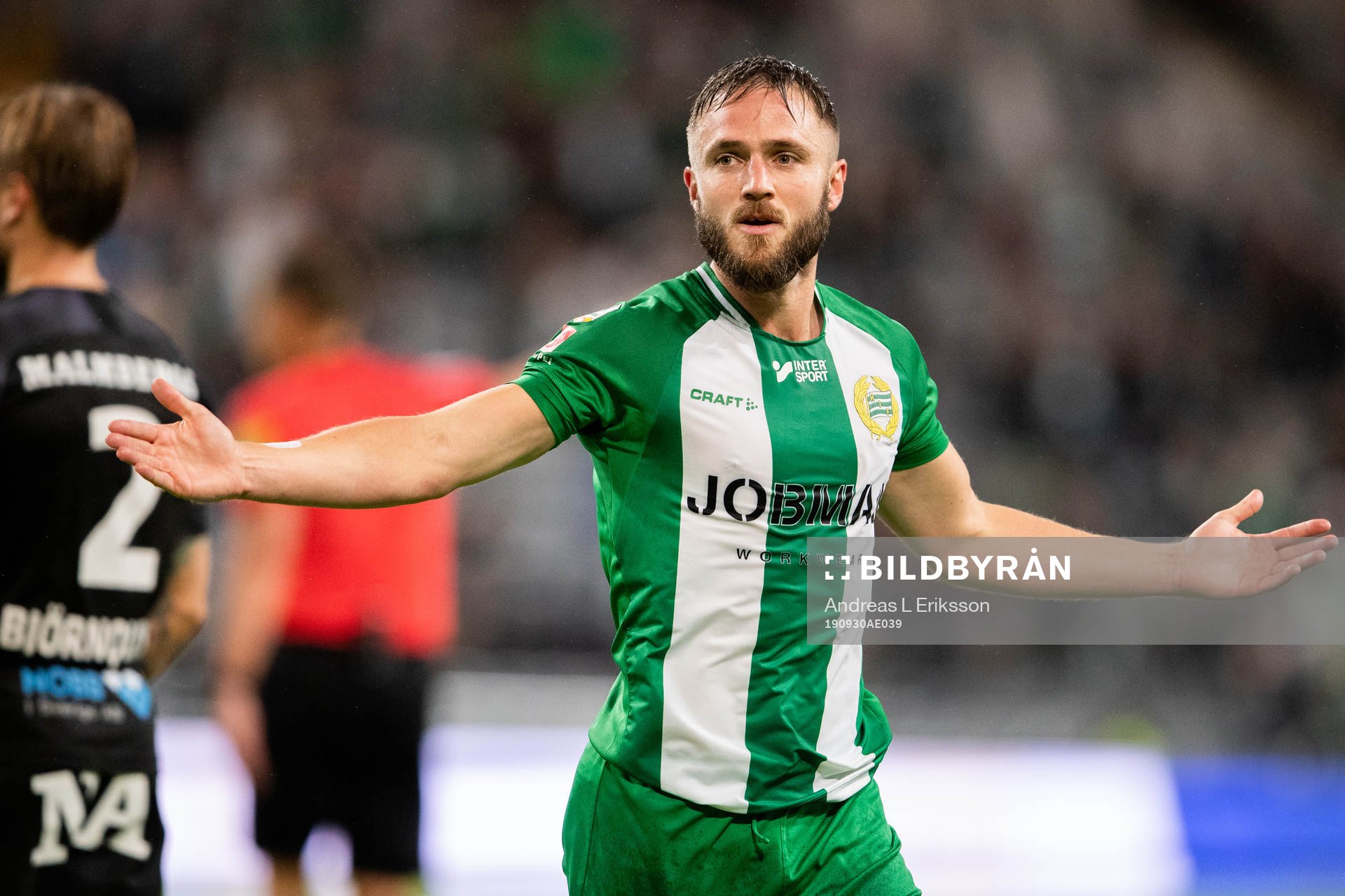 Hammarbys Mats Solheim jublar