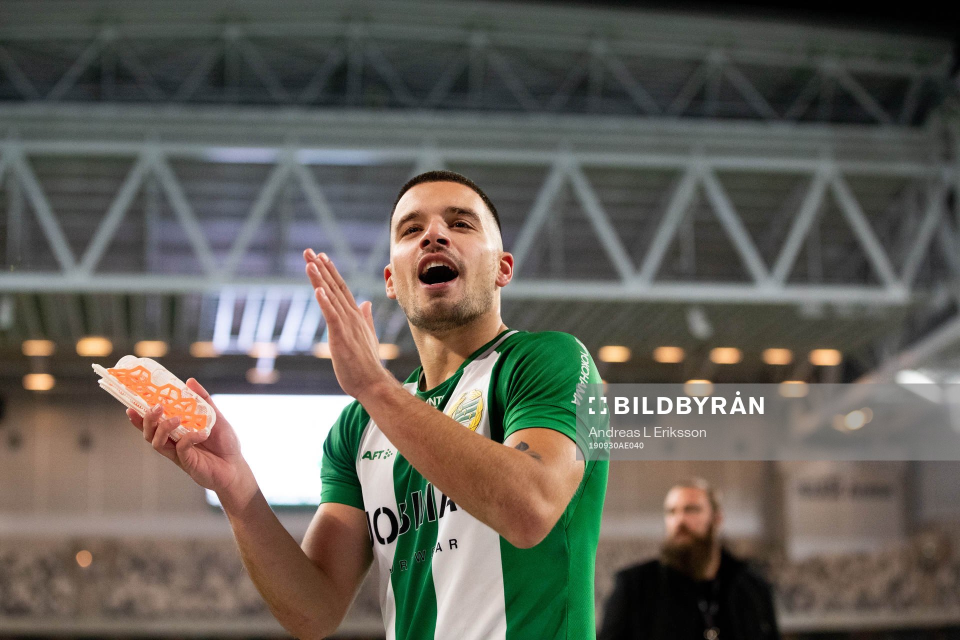 Hammarbys Vladimir Rodic jublar