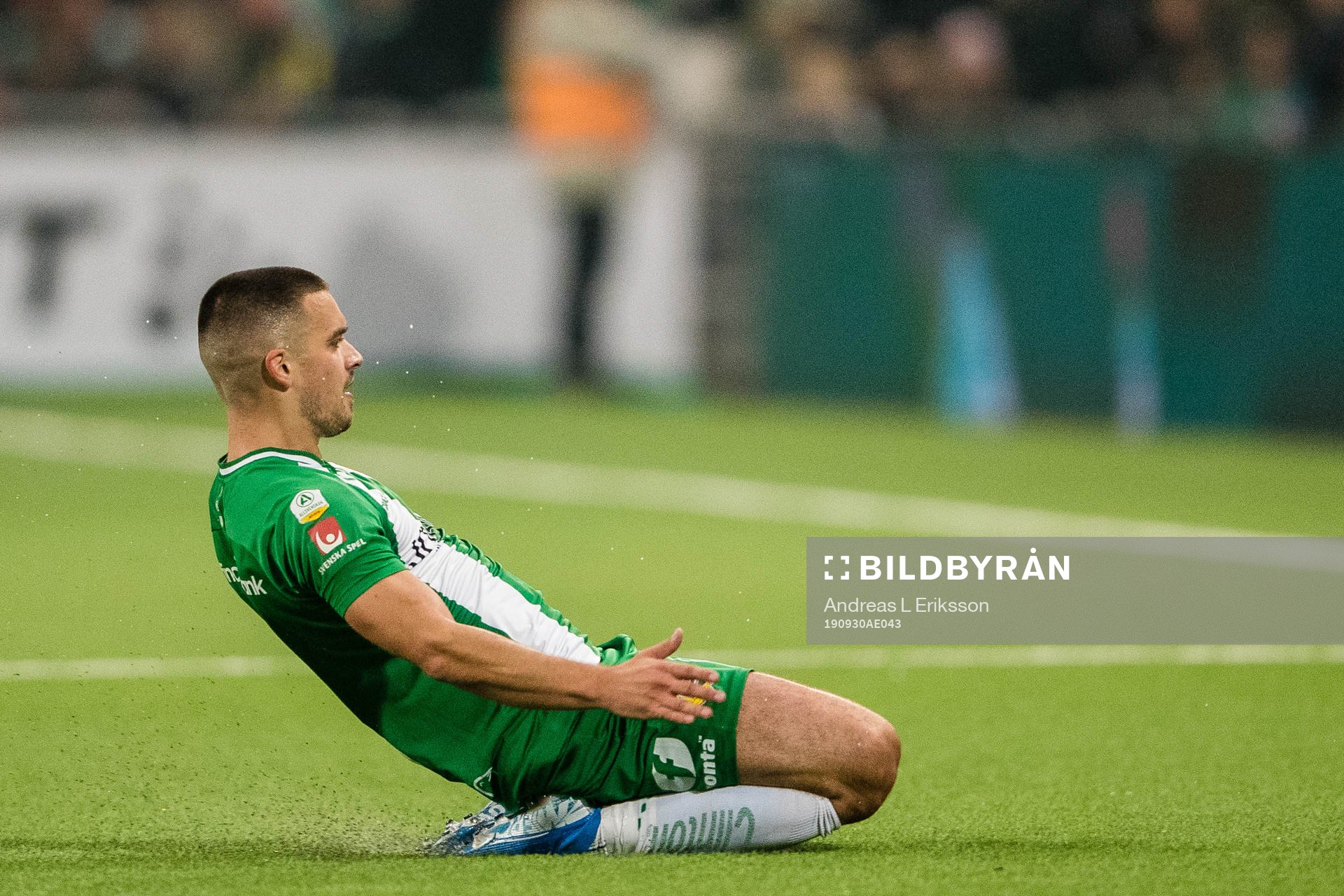 Hammarbys Vladimir Rodic jublar