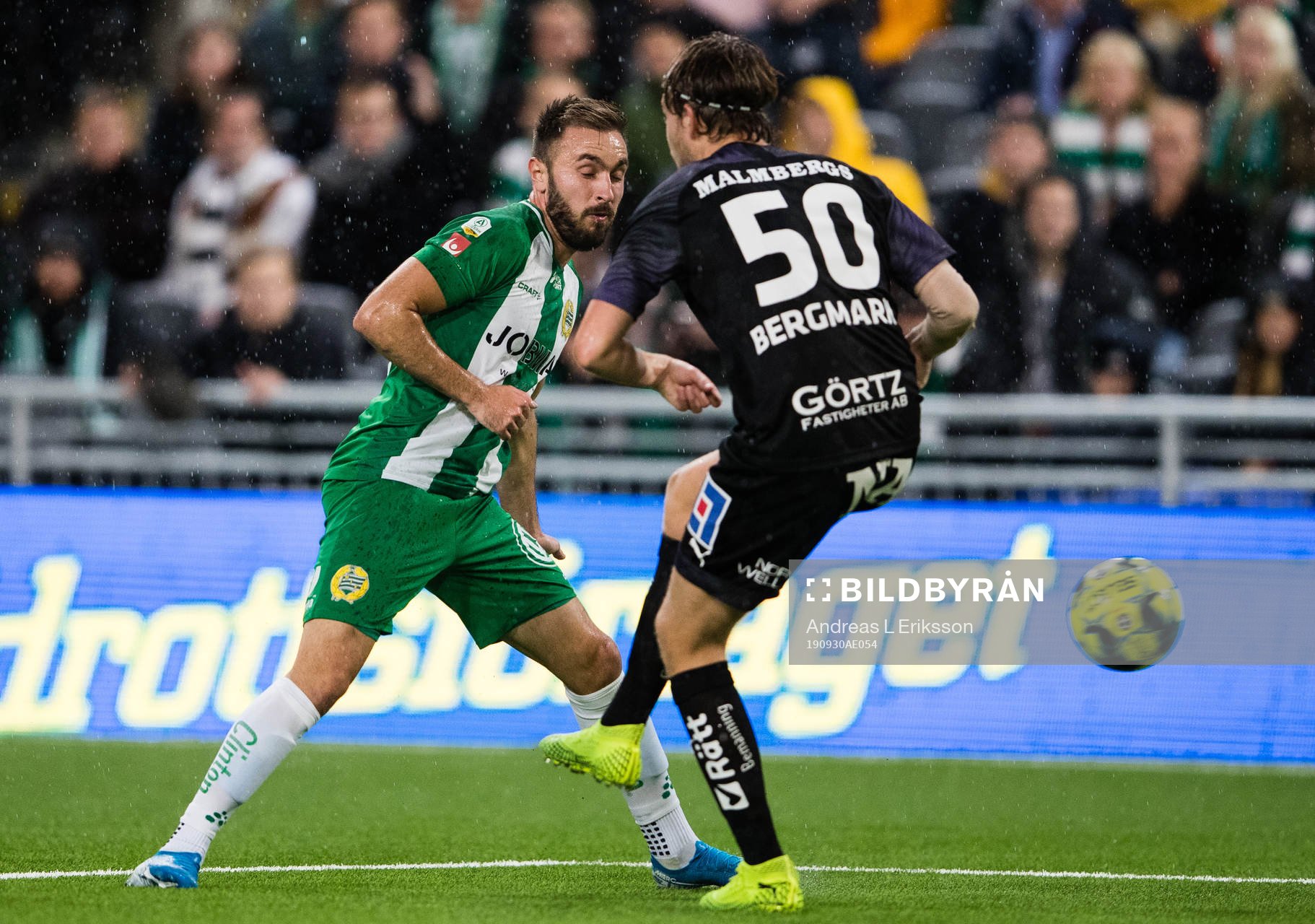 Hammarbys Muamer Tankovic och Örebros Niclas Bergmark