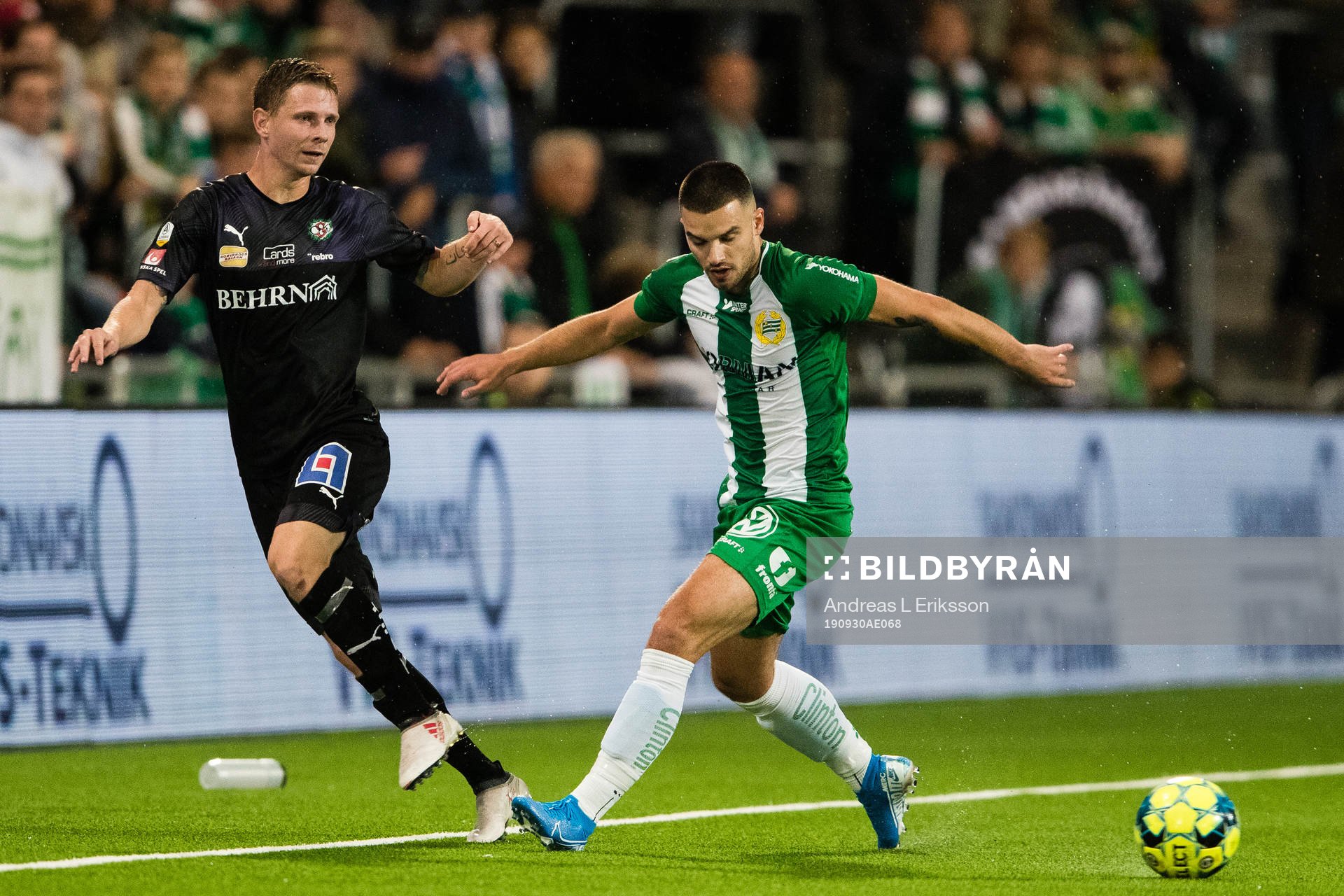 Örebros Johan Bertilsson och Hammarbys Vladimir Rodic