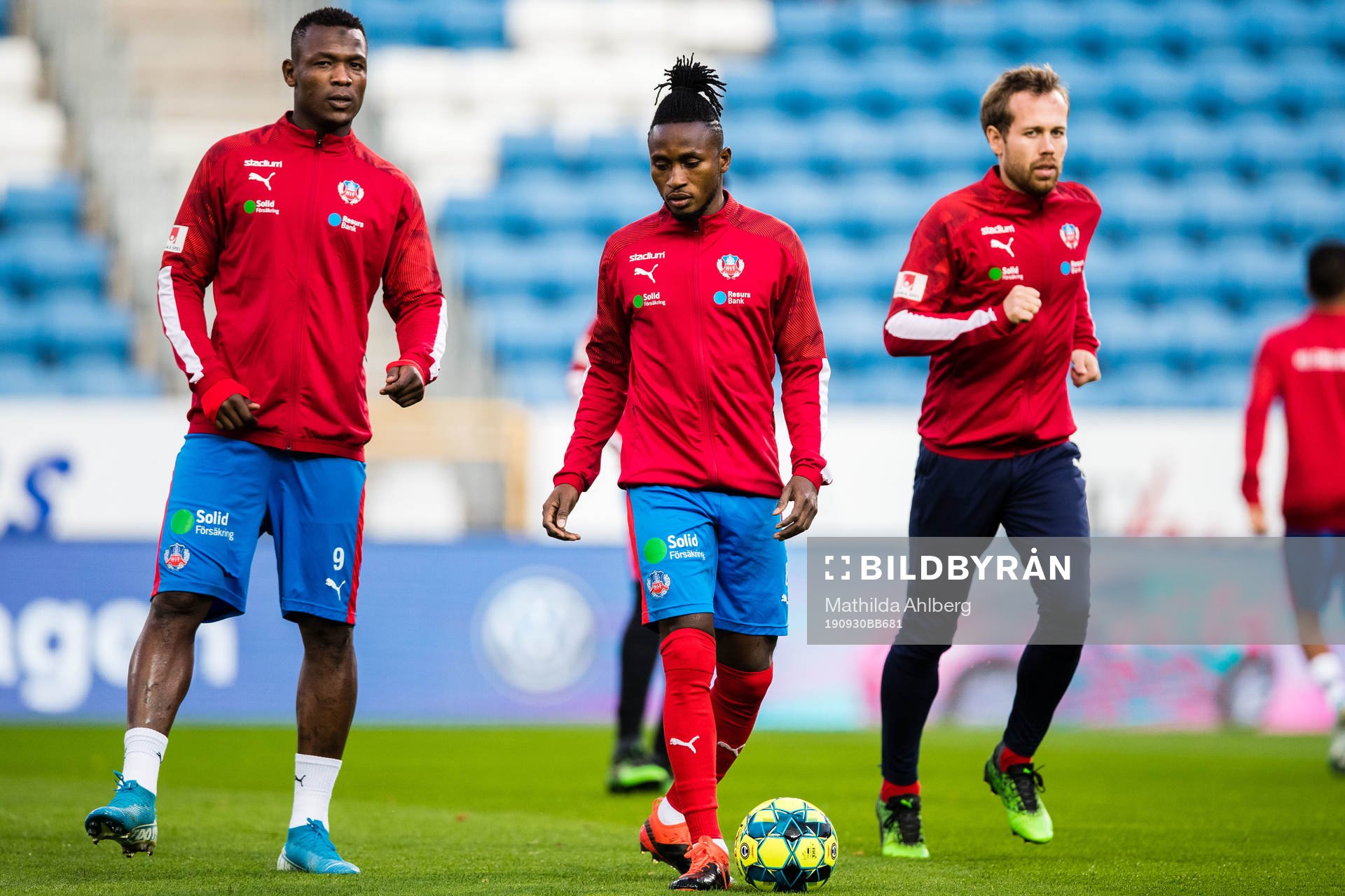 Helsingborgs Alhaji Gero, Mamudu Moro och Anders Randrup