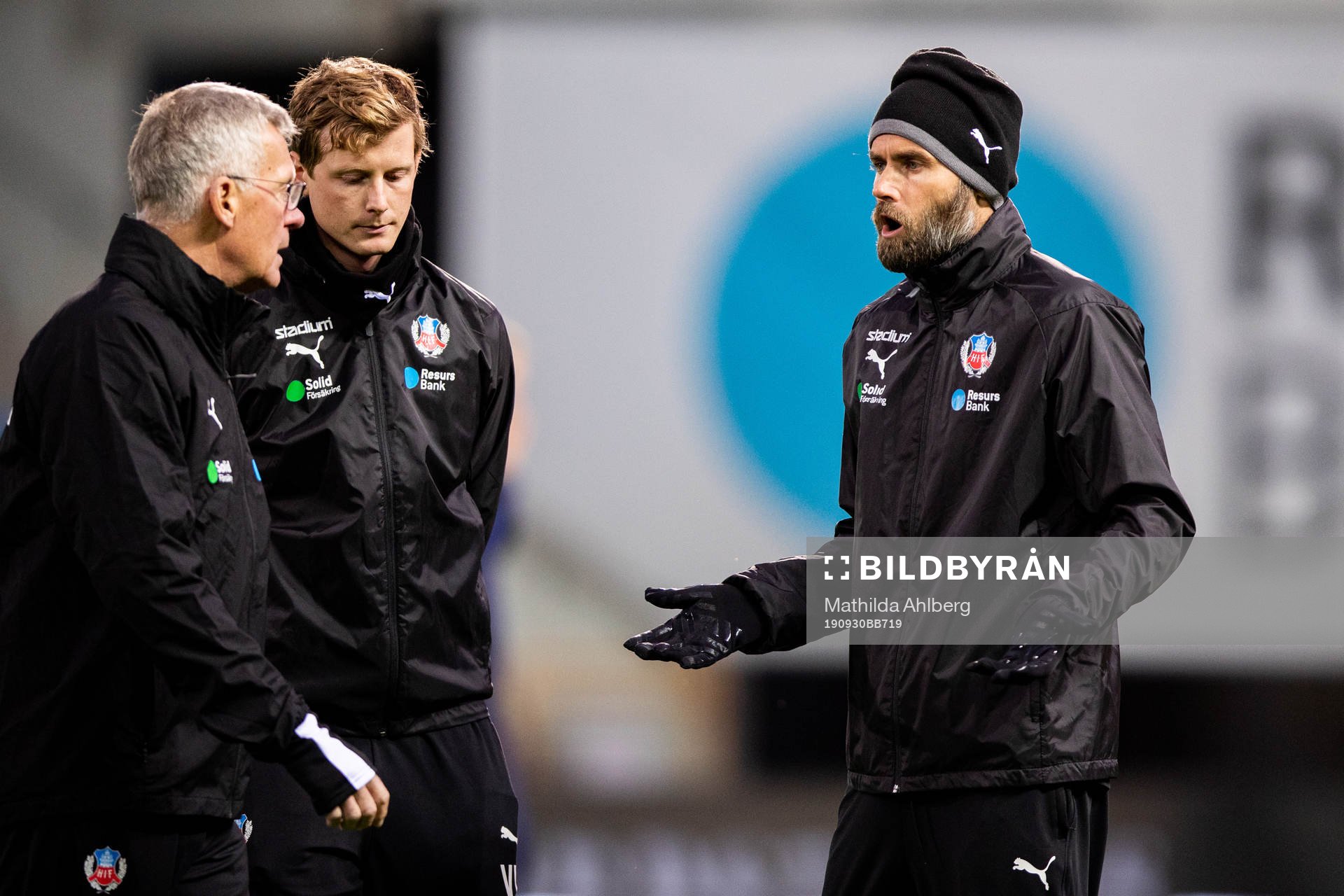 Helsingborgs tränare Olof Mellberg