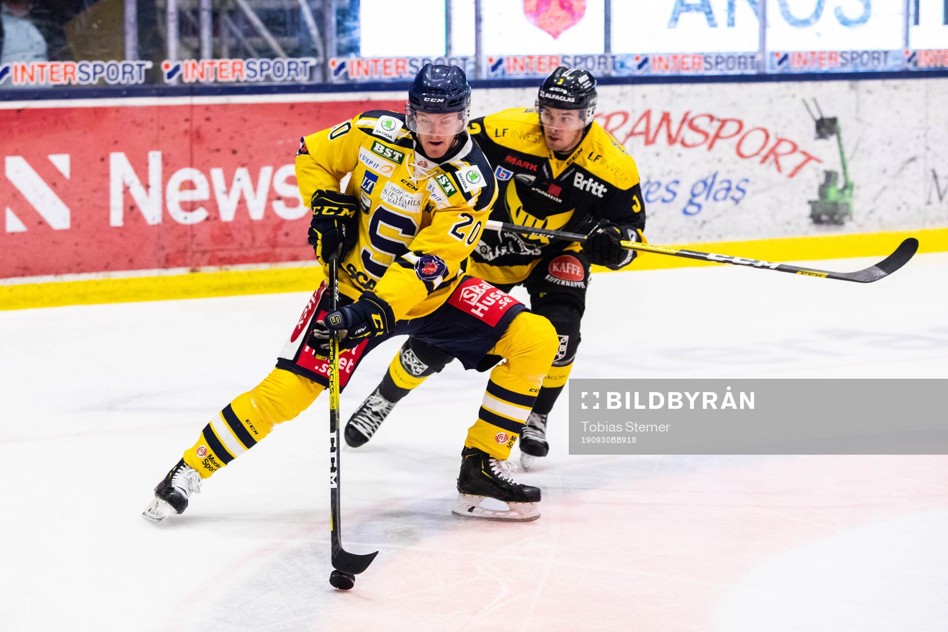 Södertäljes Bobbo Pettersson och Västerås Anthon