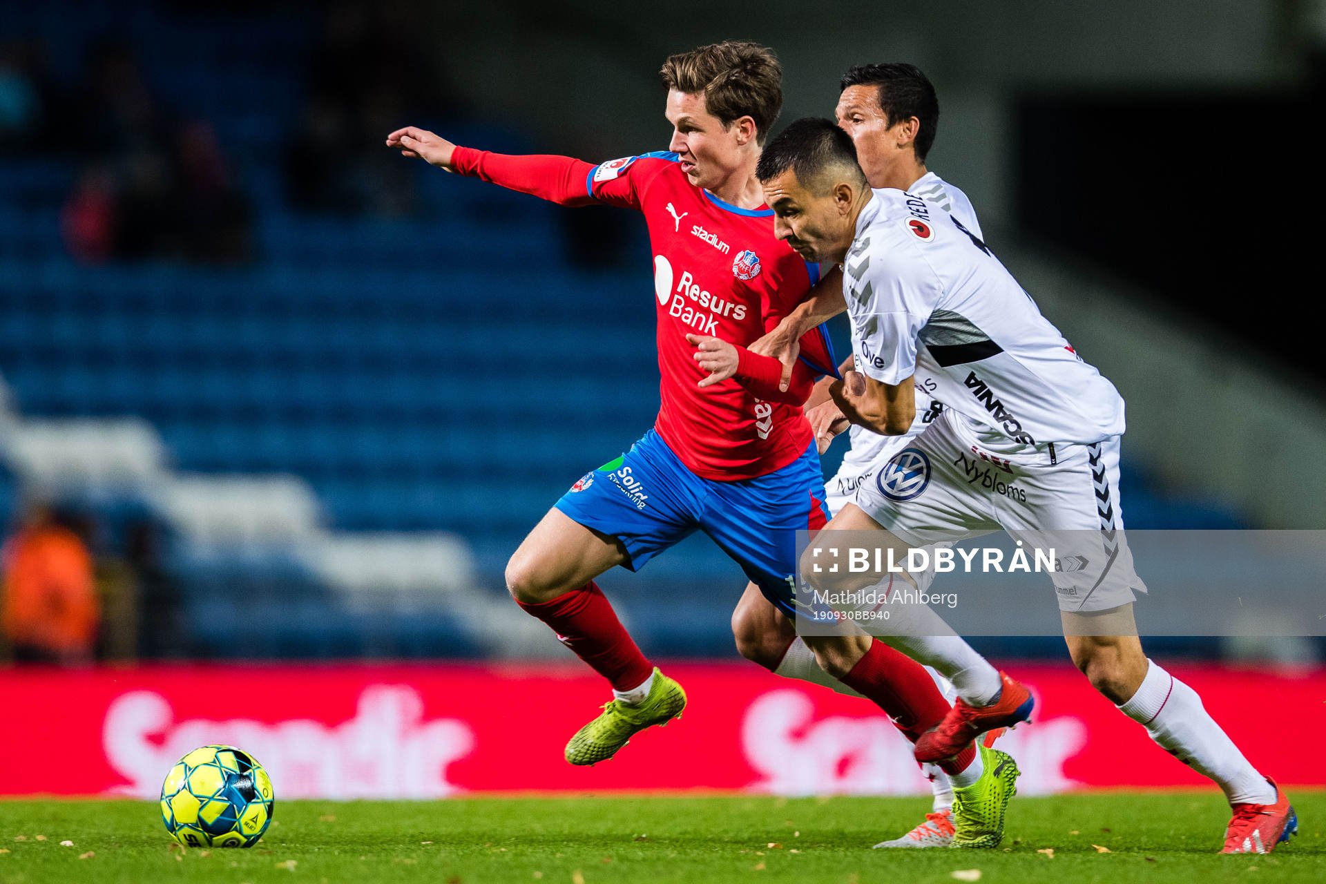 Helsingborgs Max Svensson och Kalmars Emin Nouri