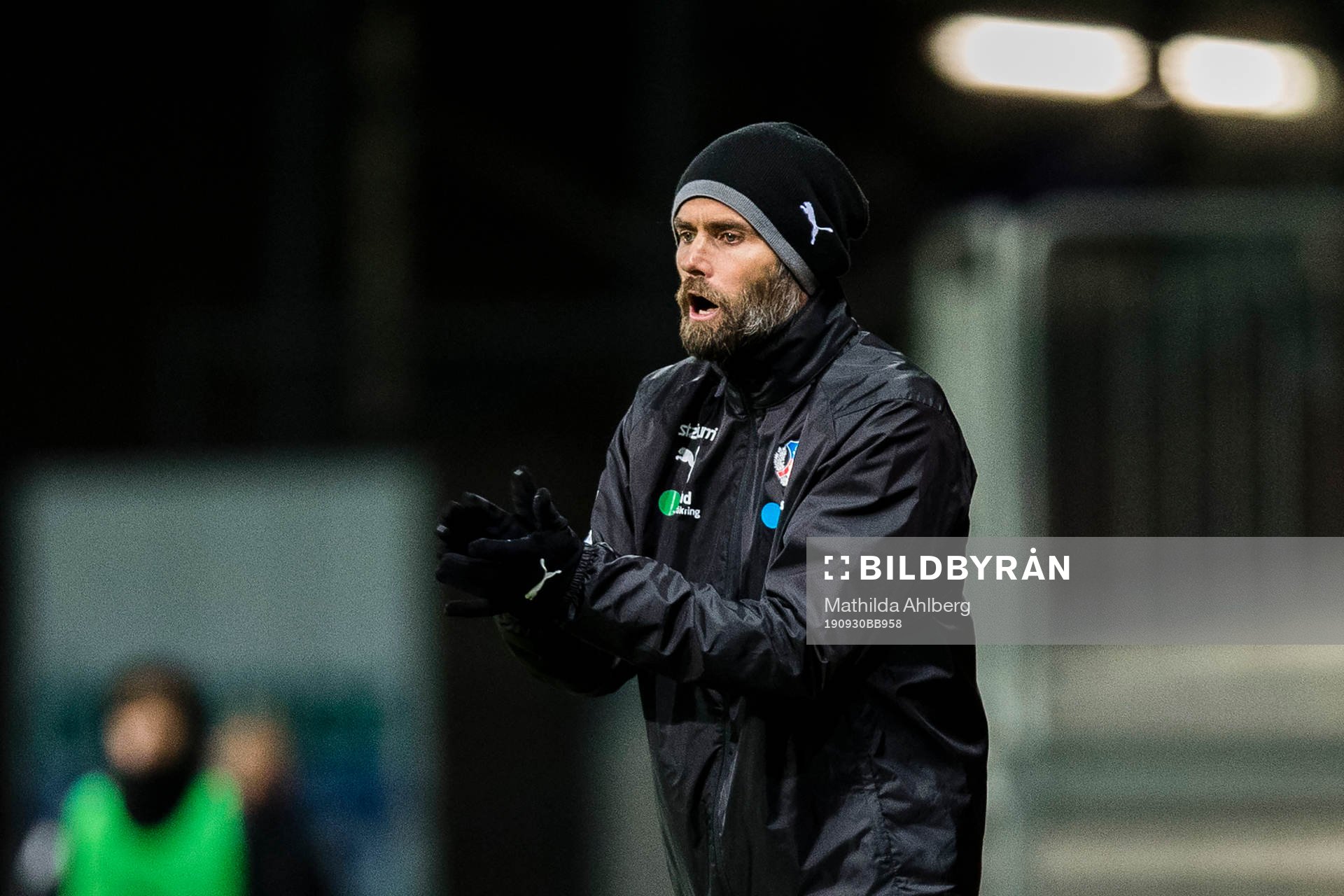 Helsingborgs tränare Olof Mellberg