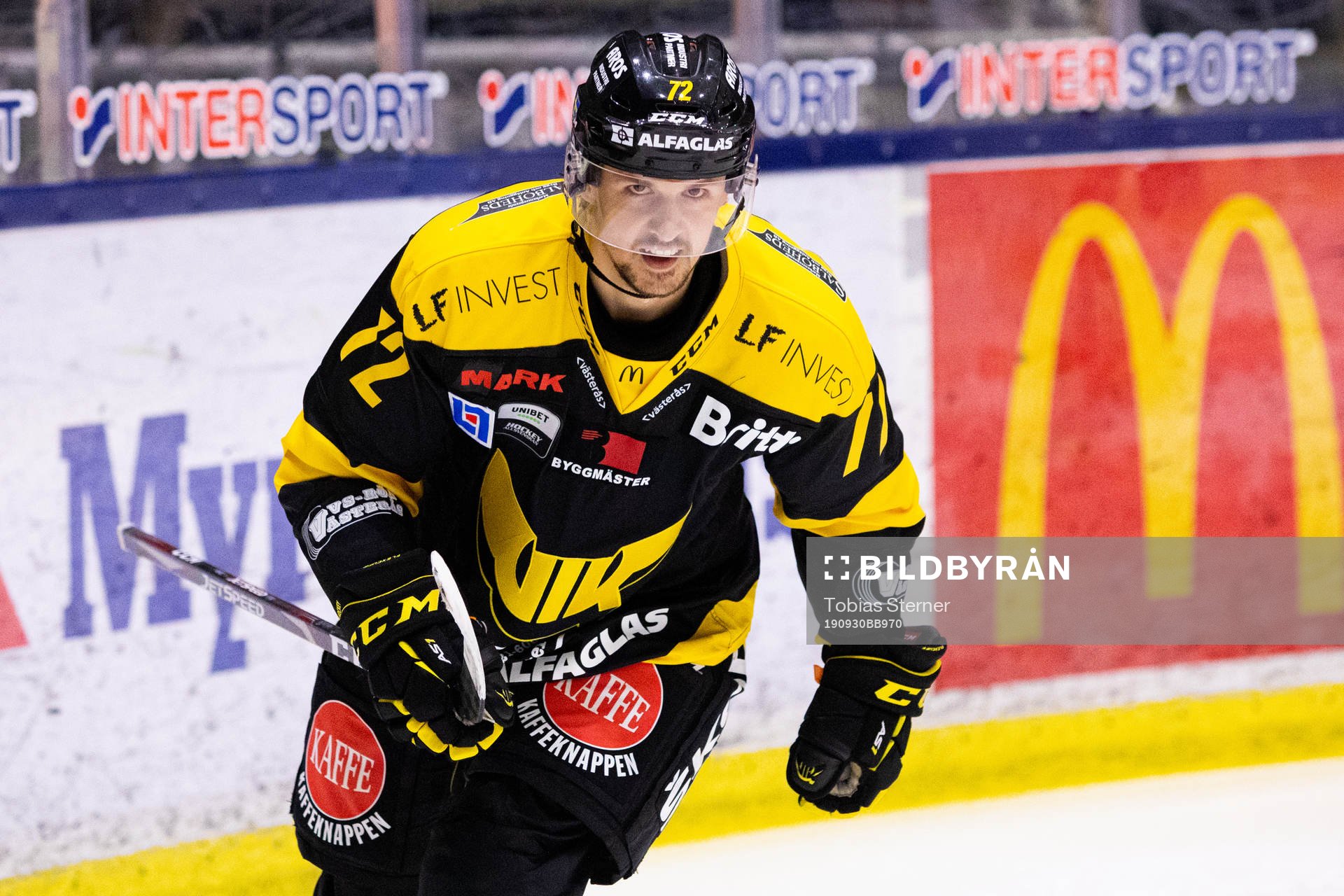 Västerås Viktor Hertzberg jublar