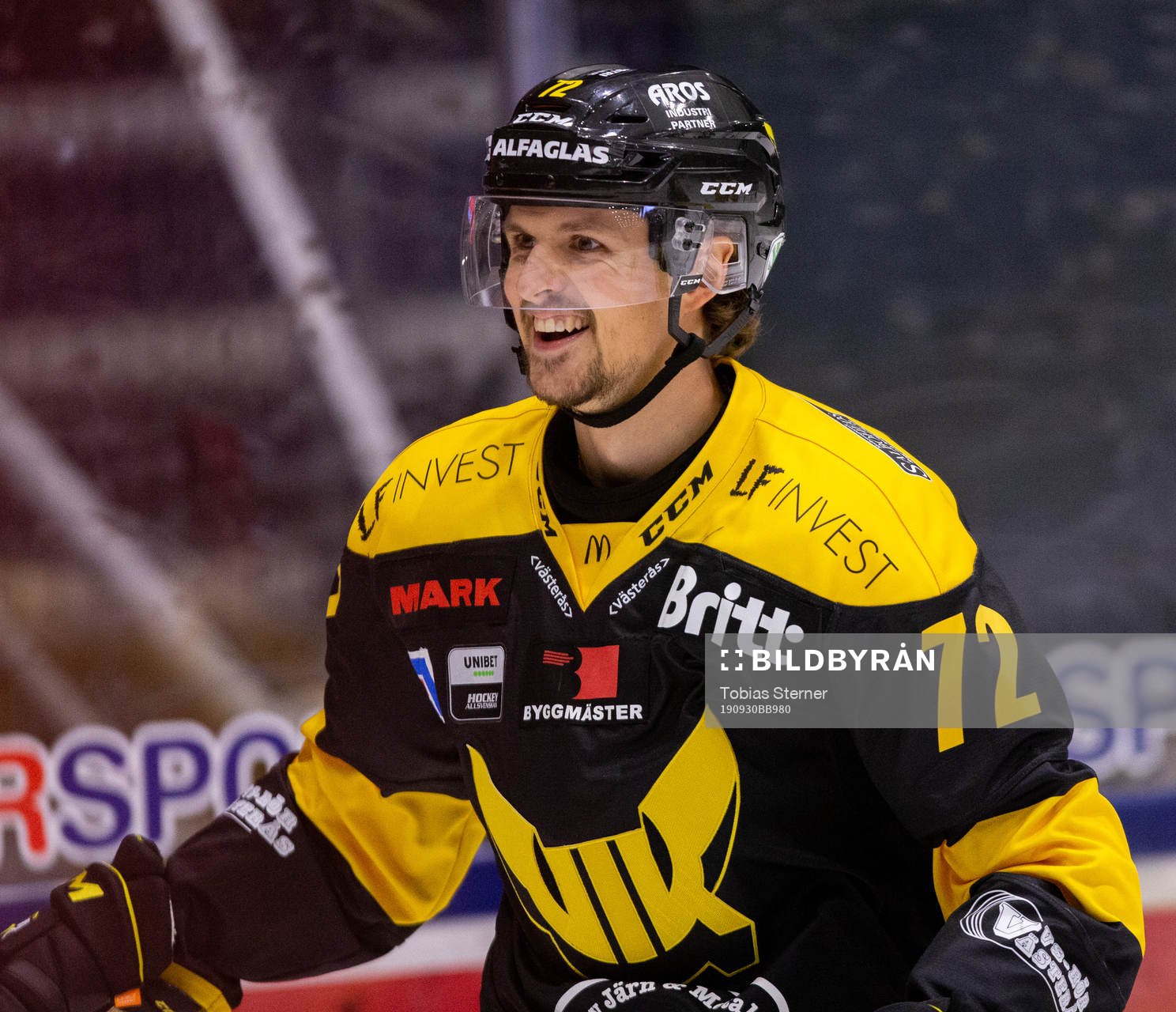 Västerås Viktor Hertzberg jublar