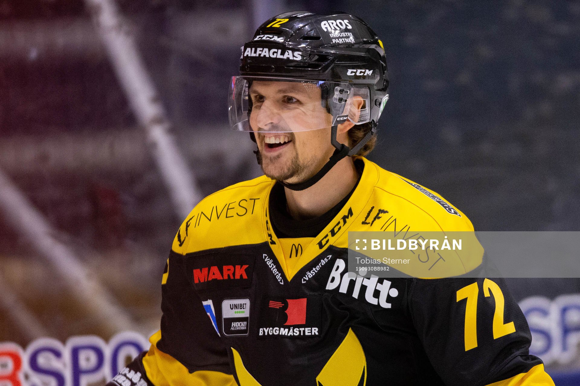 Västerås Viktor Hertzberg jublar