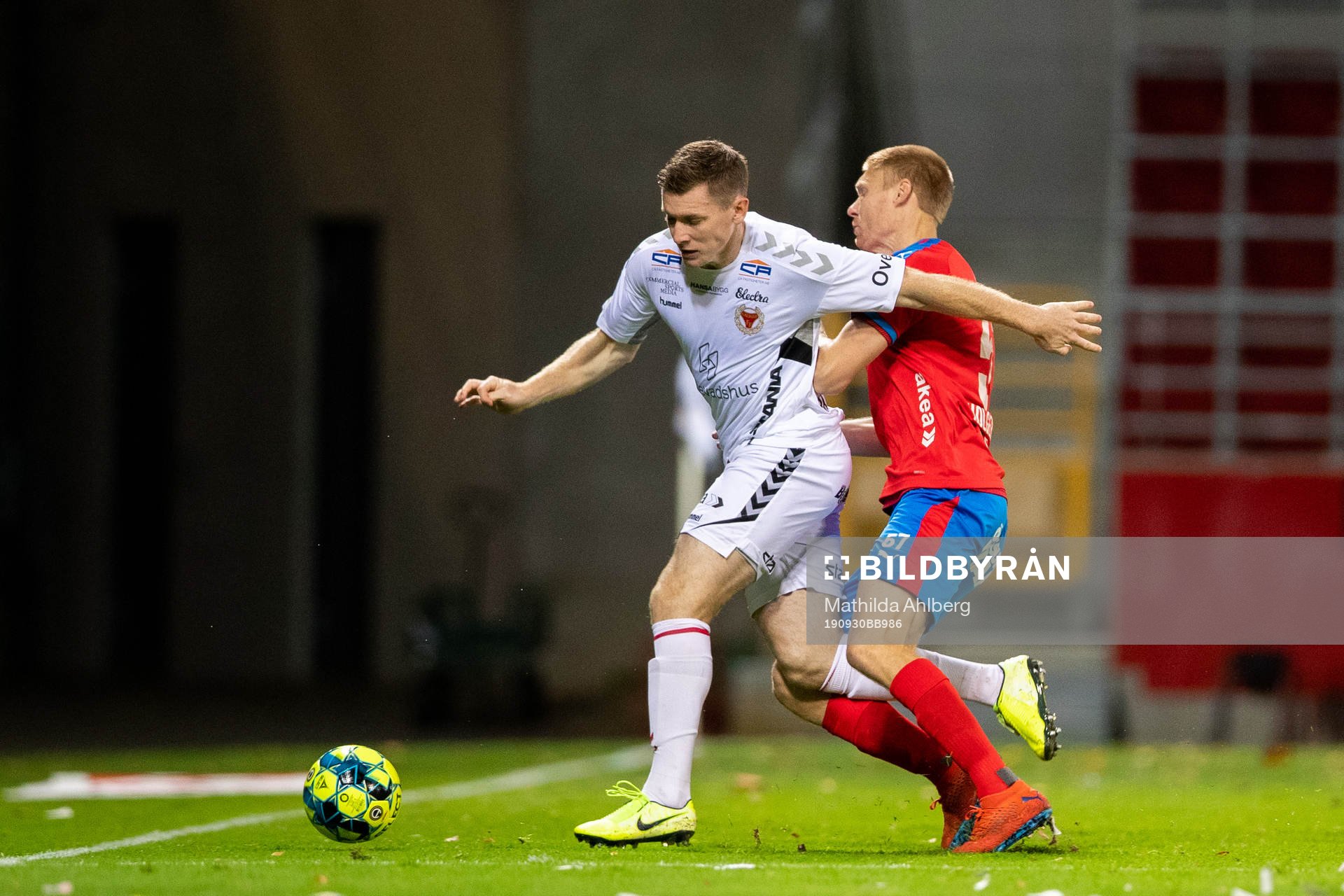 Kalmars Viktor Agardius och Helsingborgs Markus Holgersson