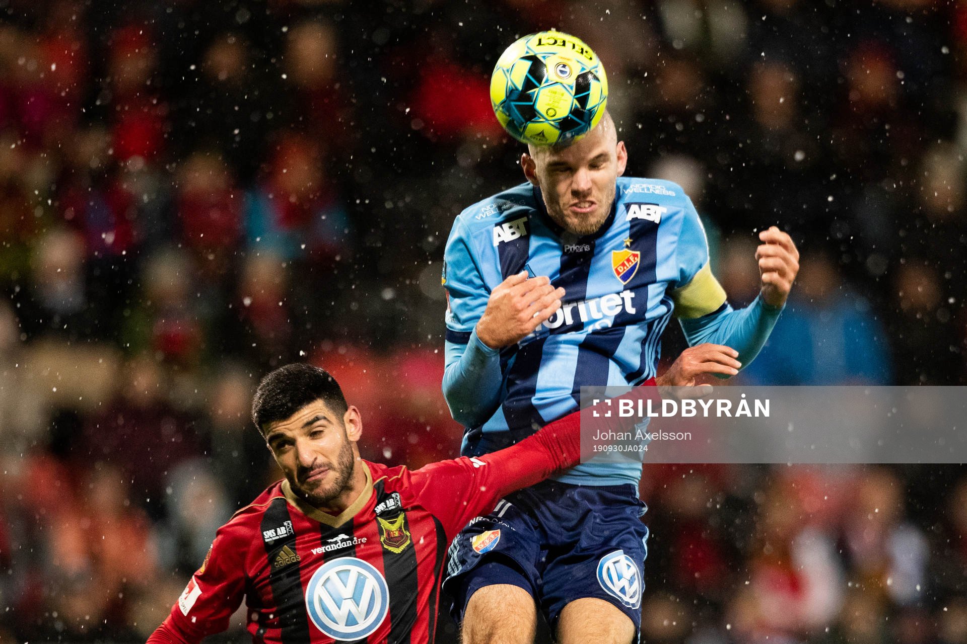 Östersunds Rewan Amin och Djurgårdens Marcus Danielson