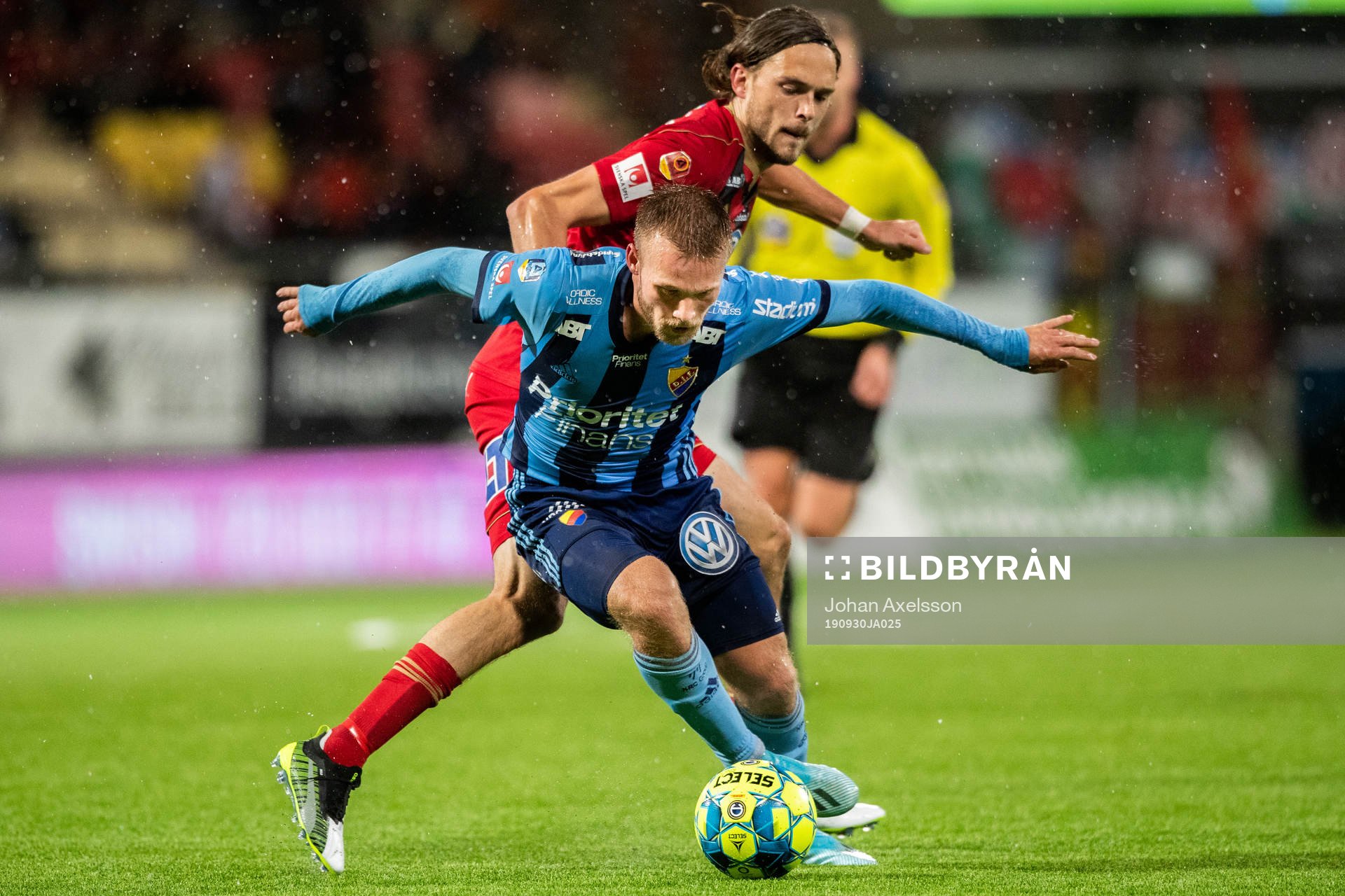 Djurgårdens Nicklas Bärkroth och Östersunds Tom