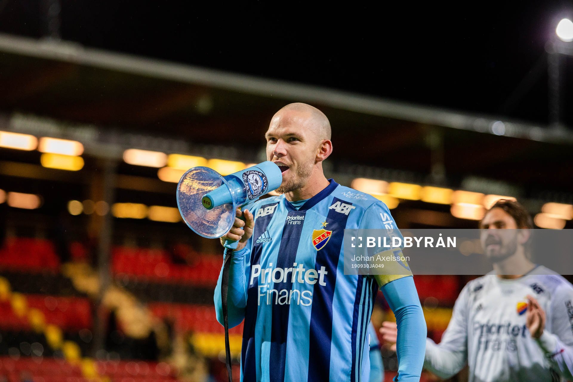 Djurgårdens Marcus Danielson jublar