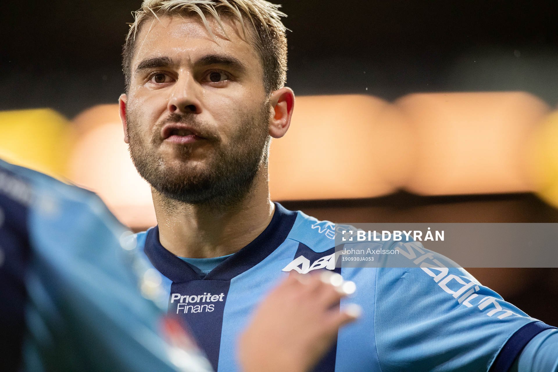 Djurgårdens Astrit Ajdarevic jublar