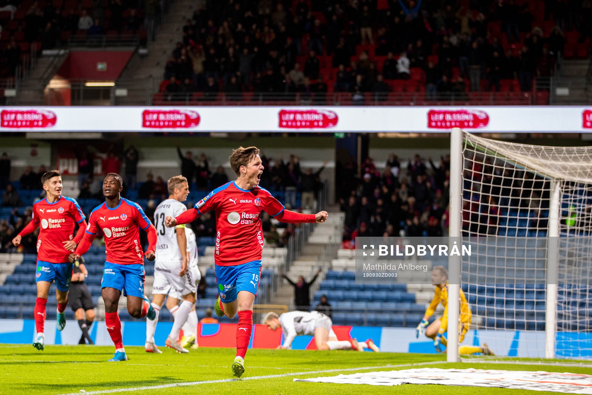 Helsingborgs Max Svensson jublar