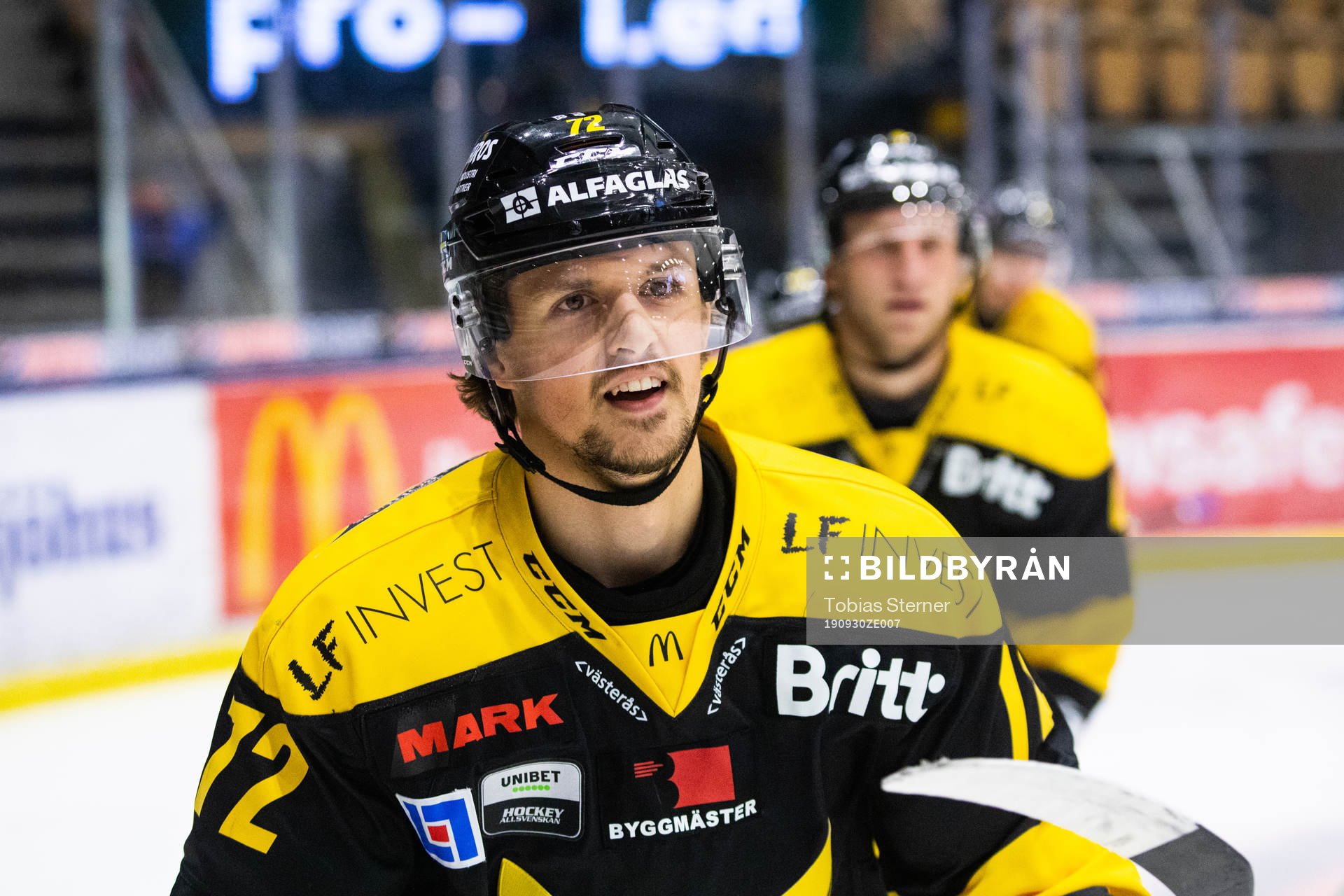 Västerås Viktor Hertzberg jublar