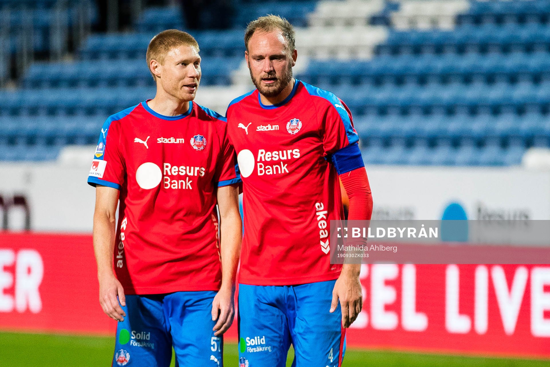 Helsingborgs Markus Holgersson och Andreas Granqvist