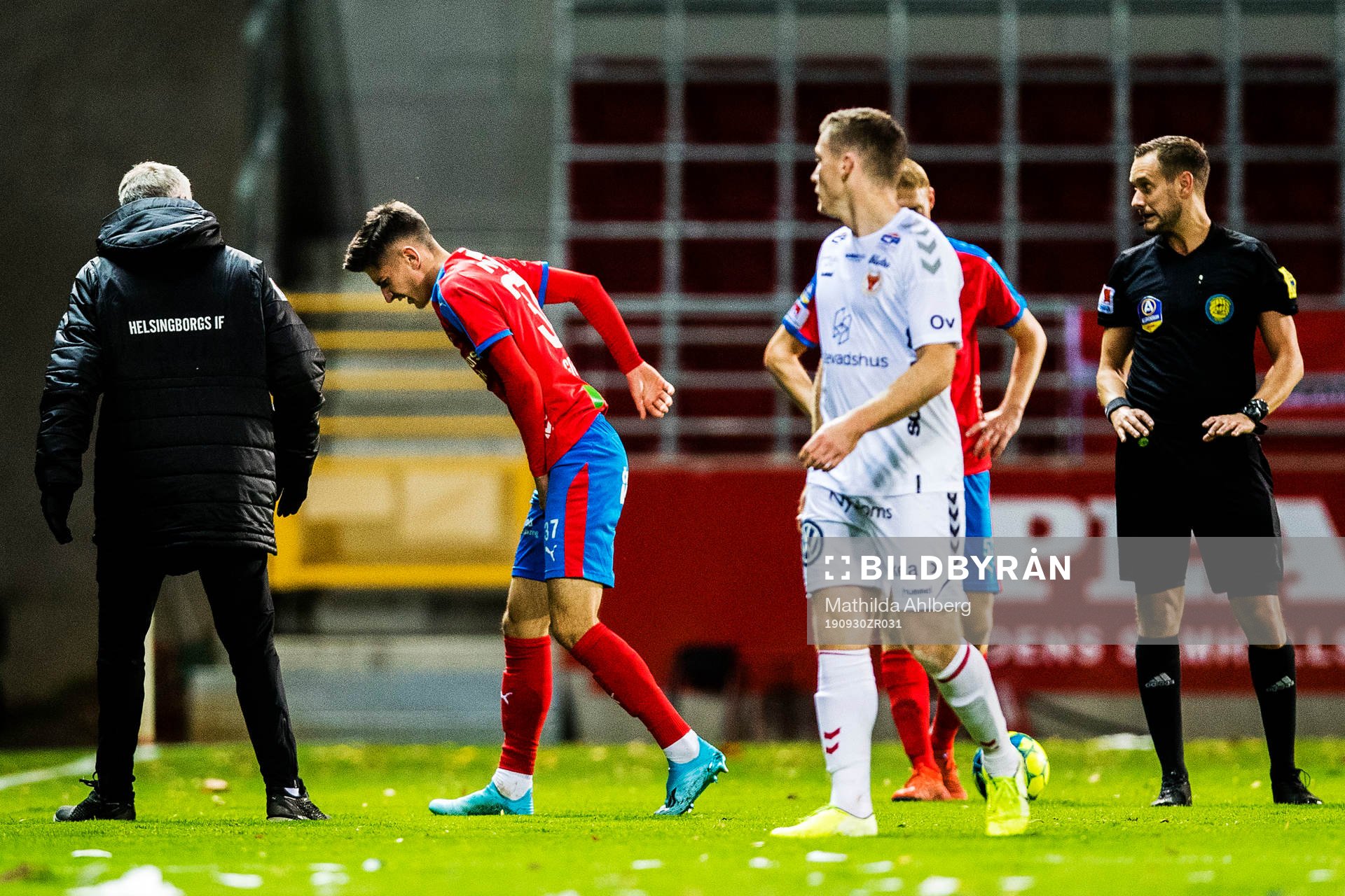 Helsingborgs Armin Gigovic har ont