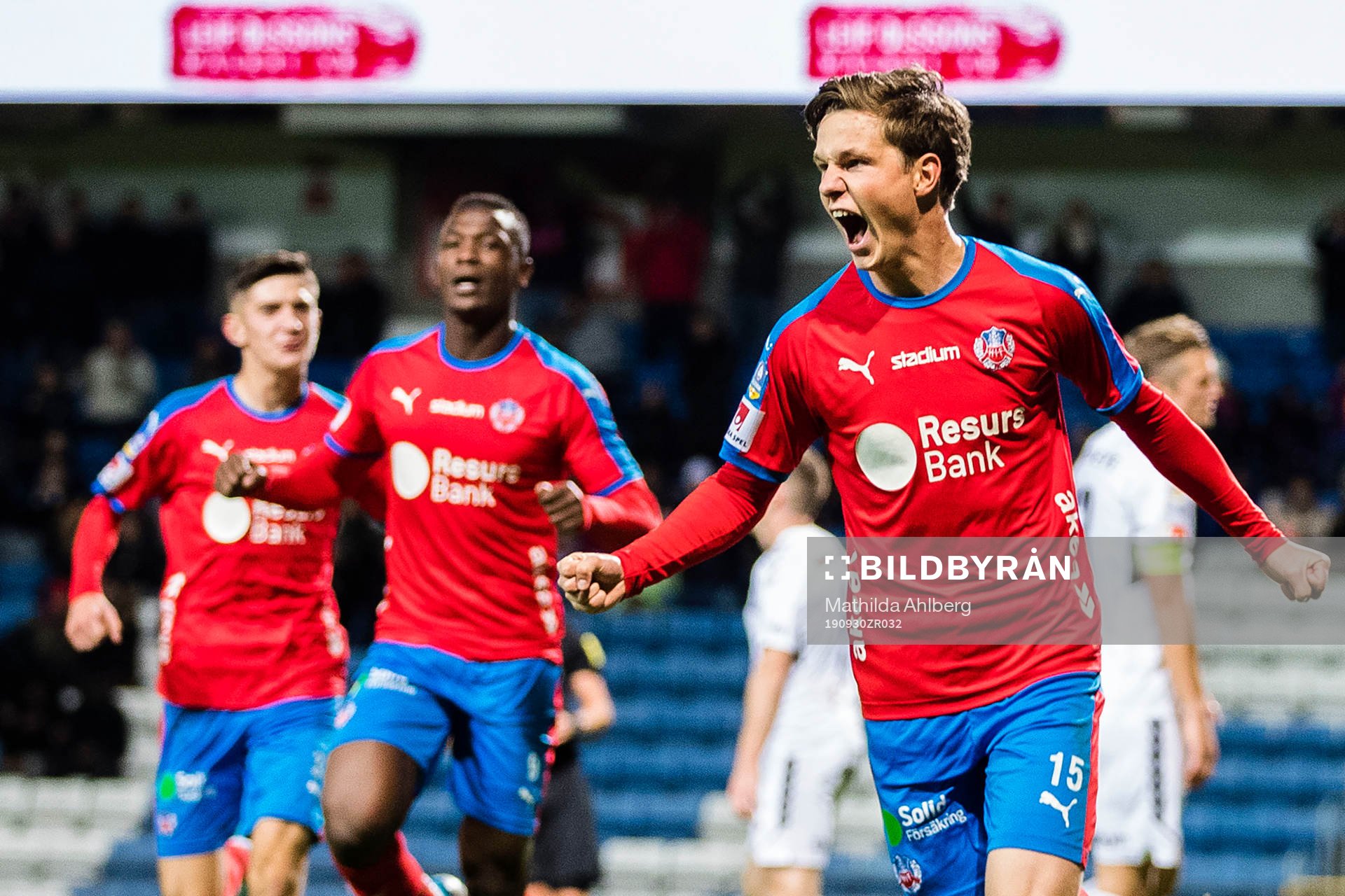 Helsingborgs Max Svensson jublar