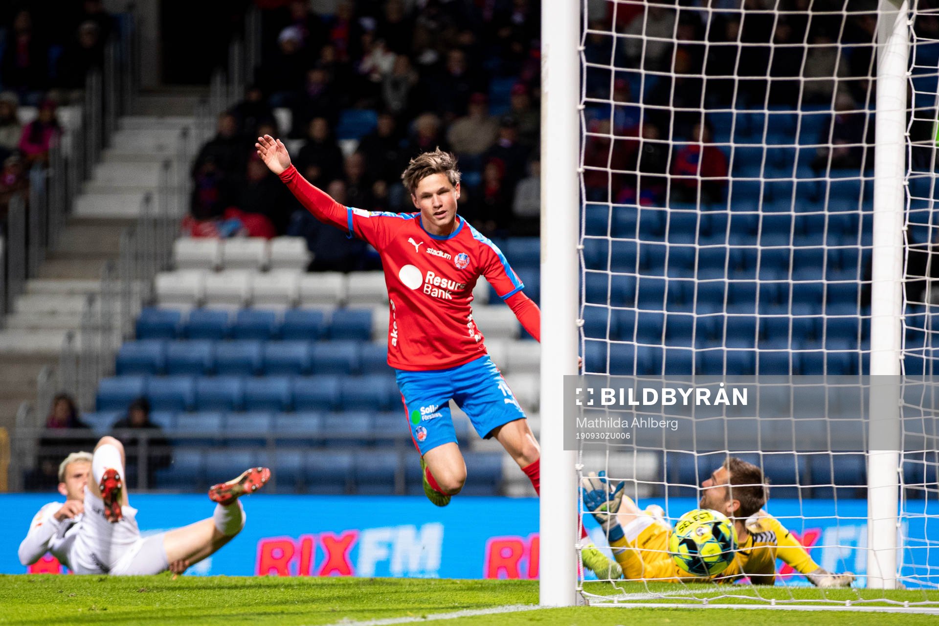 Helsingborgs Max Svensson jublar