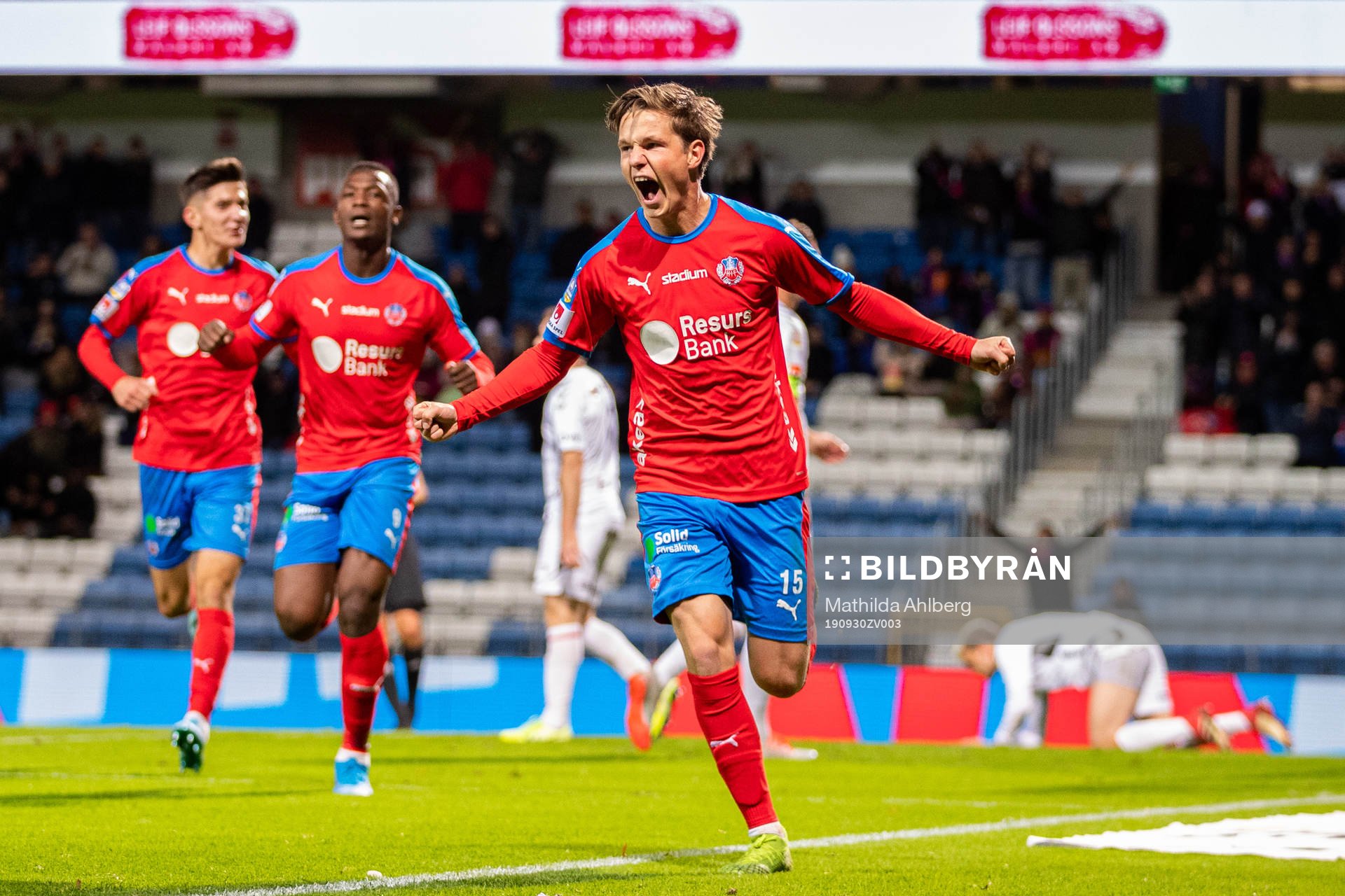 Helsingborgs Max Svensson jublar
